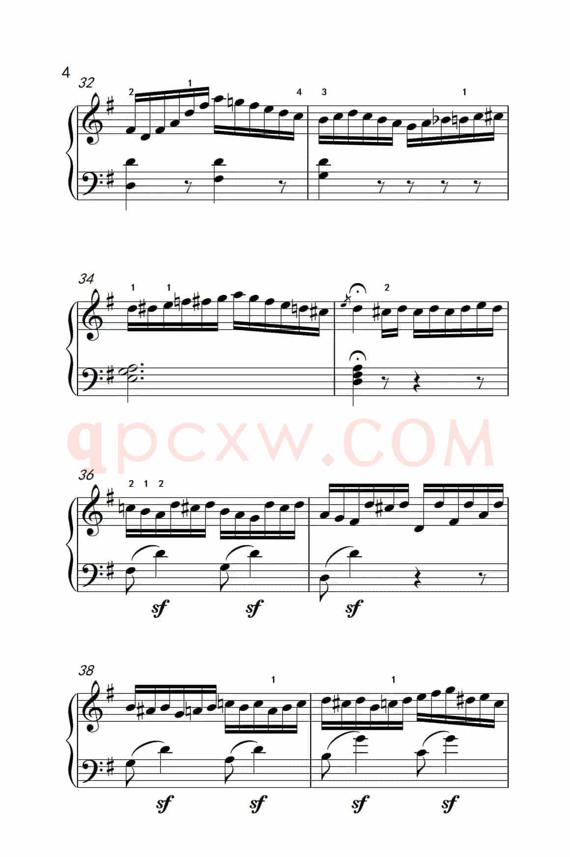 第七级2.G大调变奏曲 贝多芬（中央音乐学院 钢琴（业余）考级教程 7-9级）