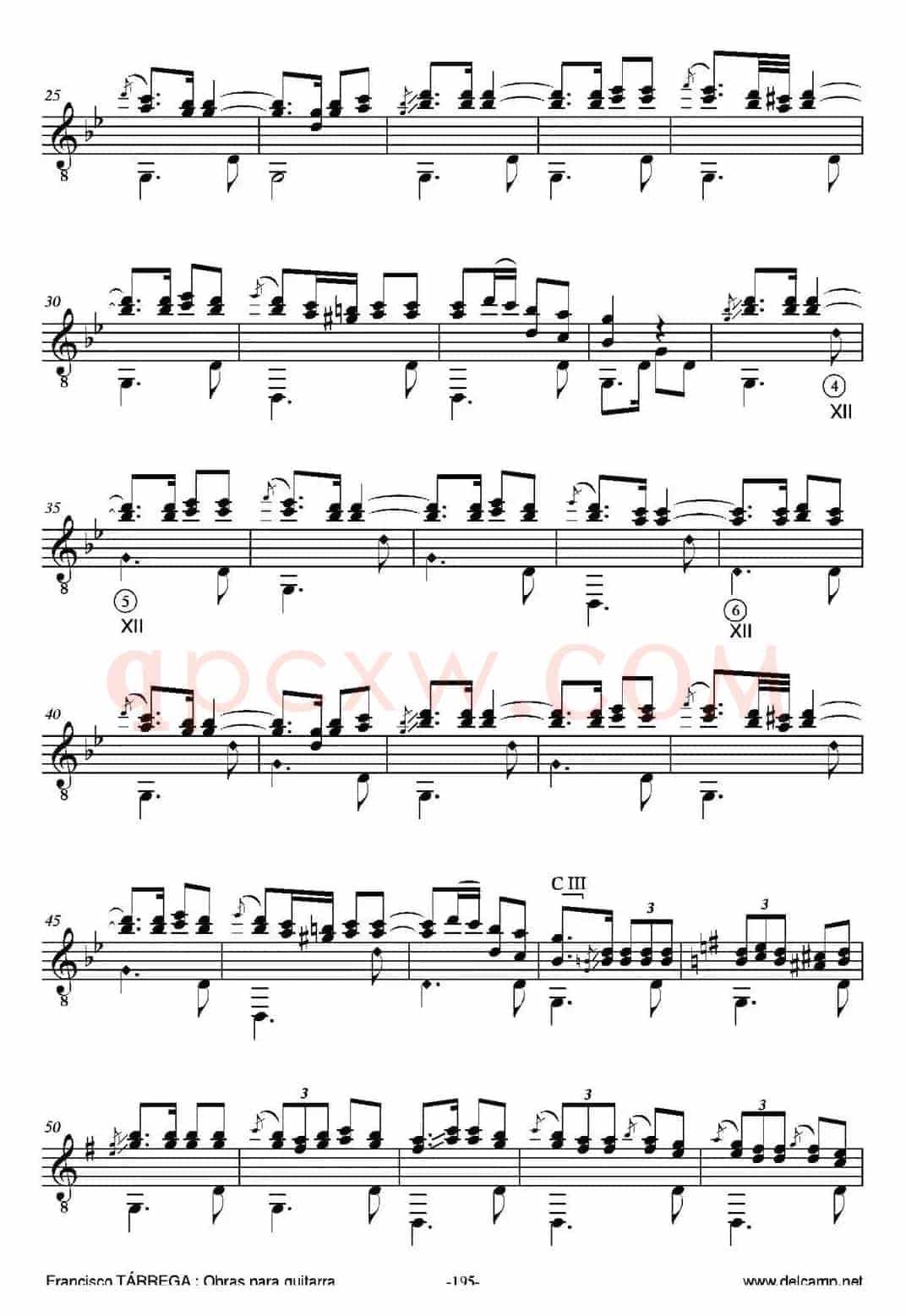 TANGO(Arreglado sobre un Habanera de Carlos Garcia Tolsa)（古典吉他）