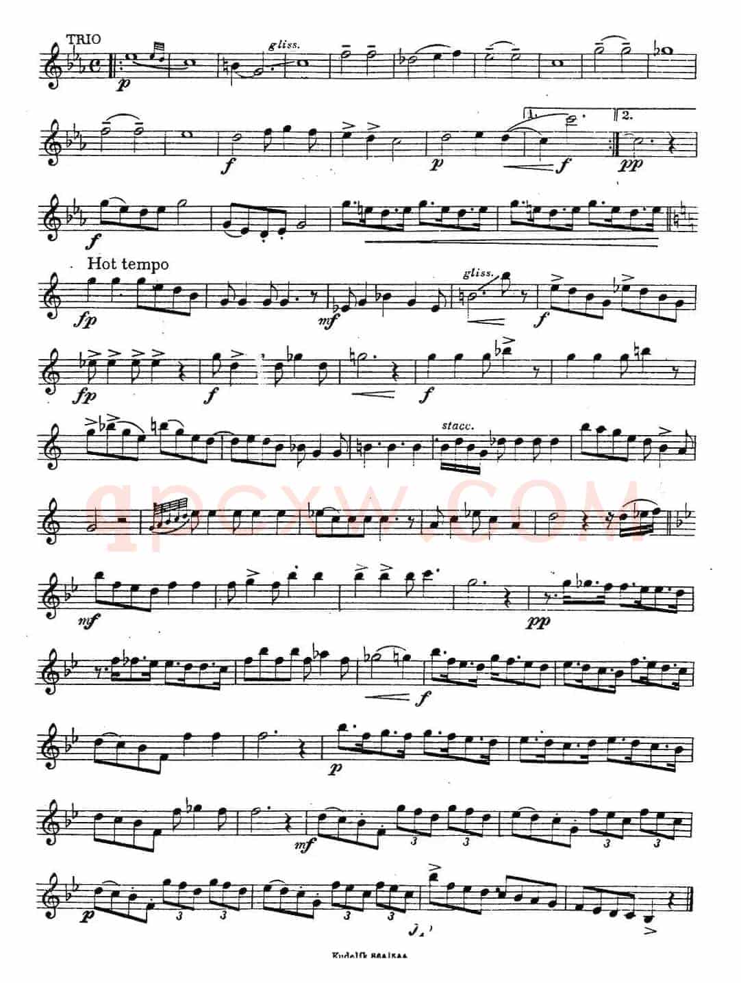 奇特克-萨克斯练习曲之13（ETUDY PRO SAXOPHON - FR ZITRK.op.3）