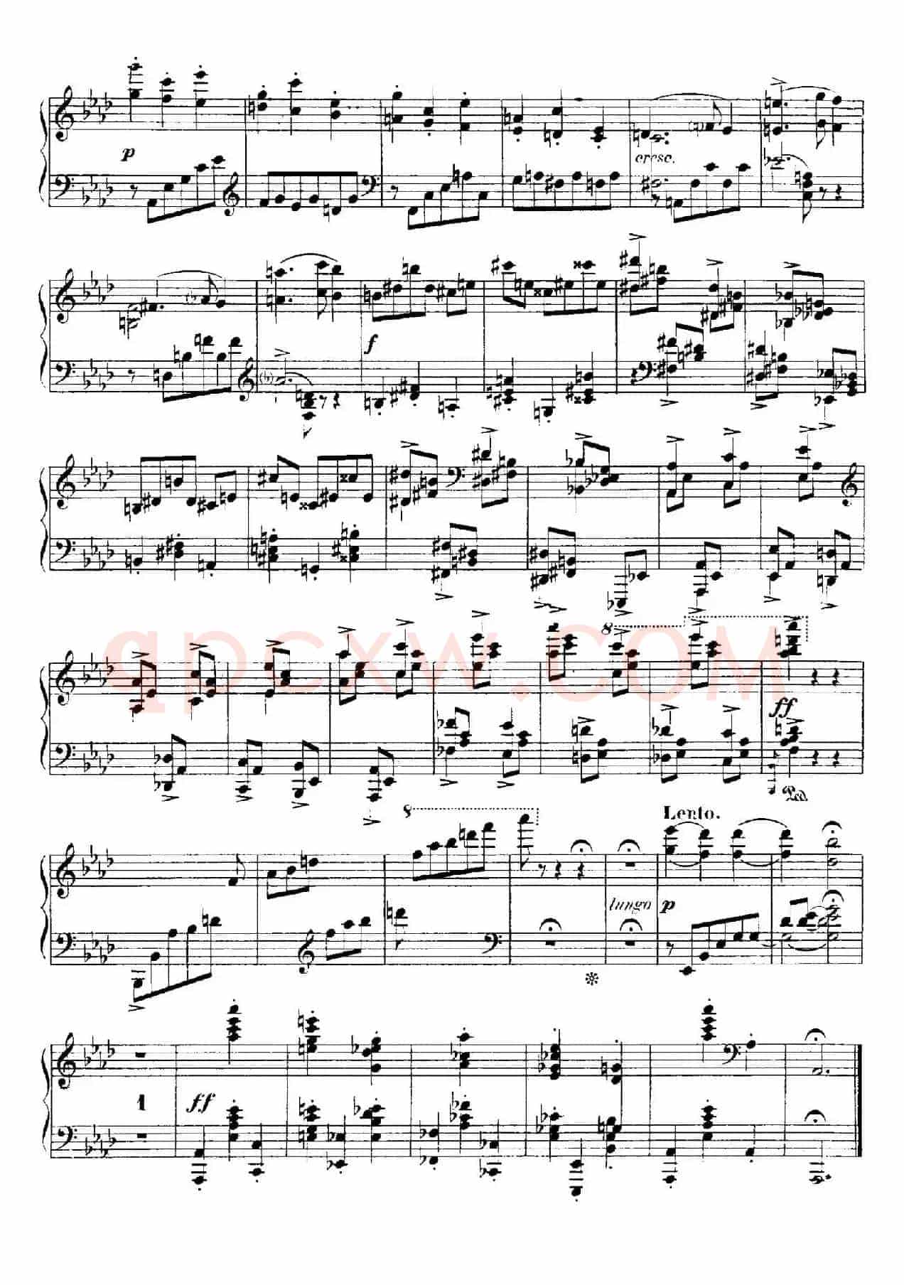 4 Valses Caprice(4首随想圆舞曲)(Op.62 No. 4 in A-flat)