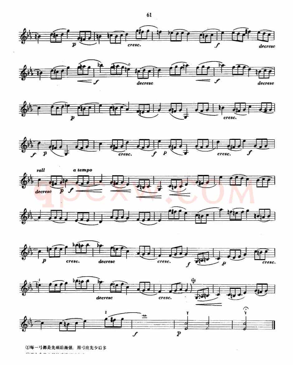 开塞Op20 No6 练习曲