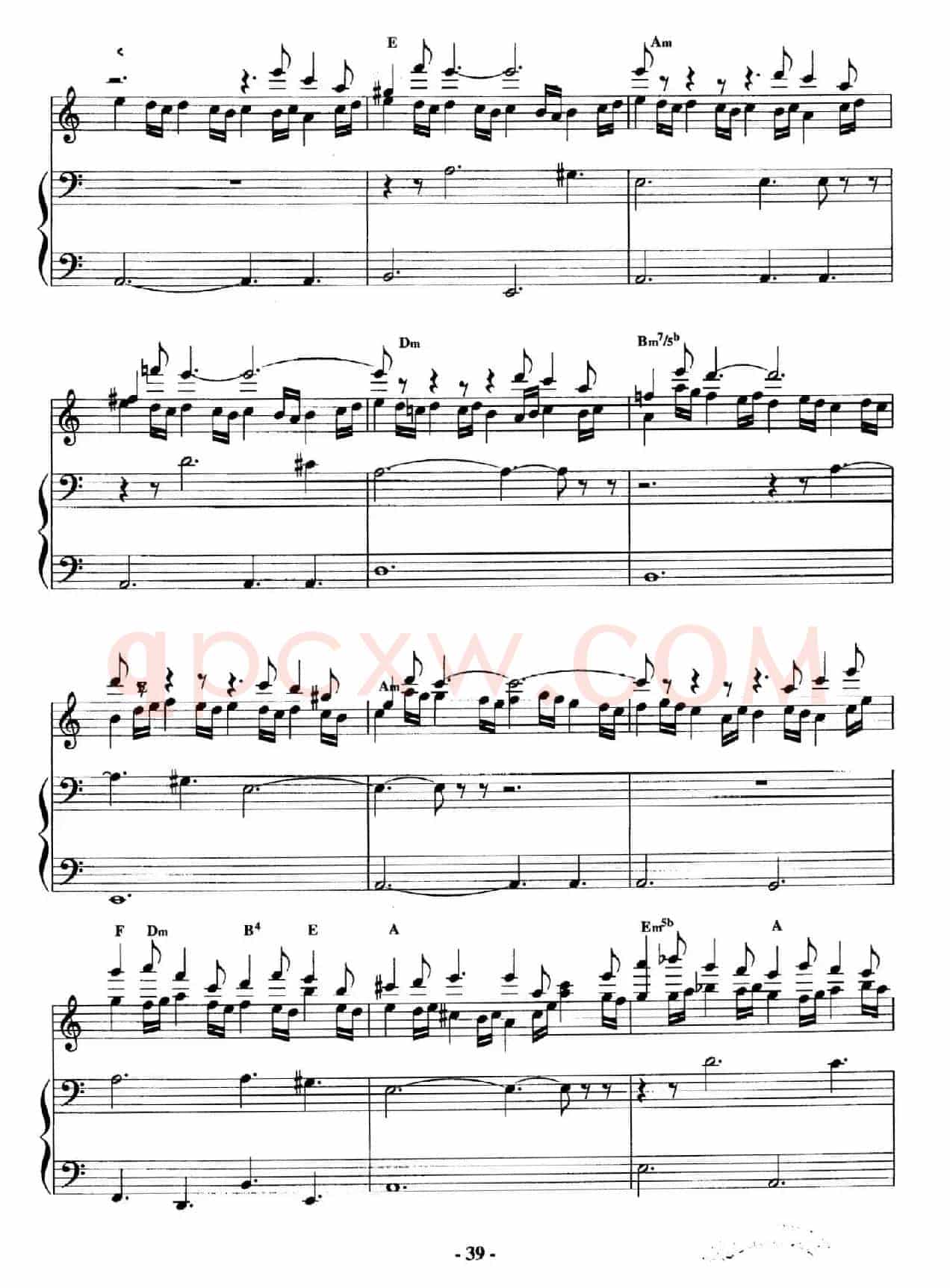 电影配乐大师莫瑞康最佳20首钢琴谱（Best of Ennio Morricone·11）