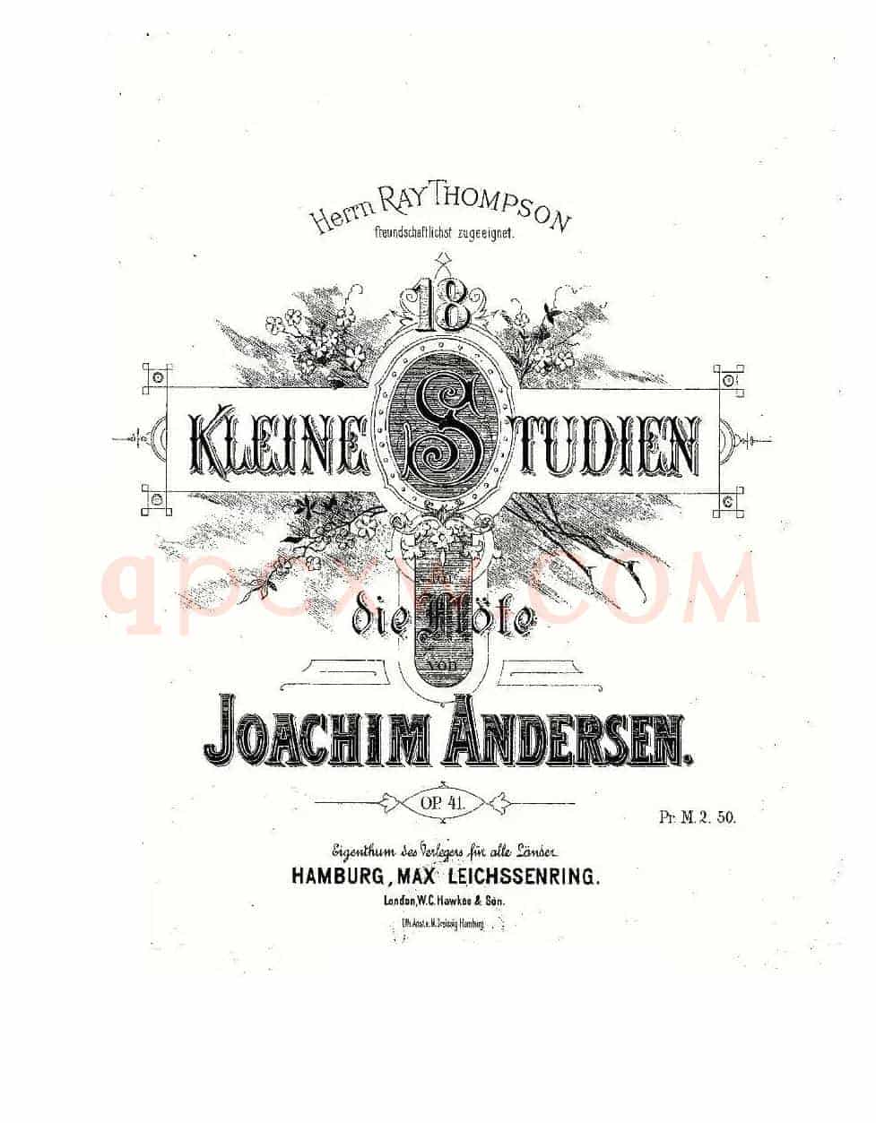 18 kleine Studien.Op.41