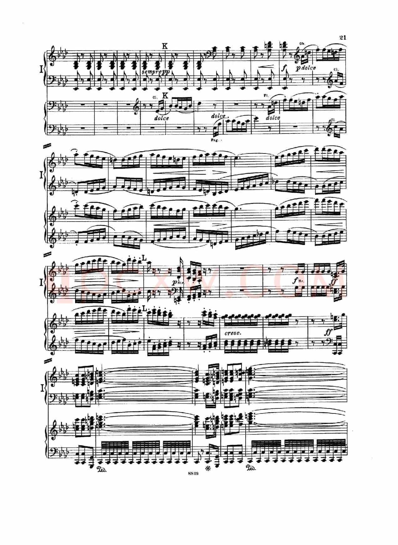 Symphony No.5 in c Minor Op.67(双钢琴版第1——2乐章)