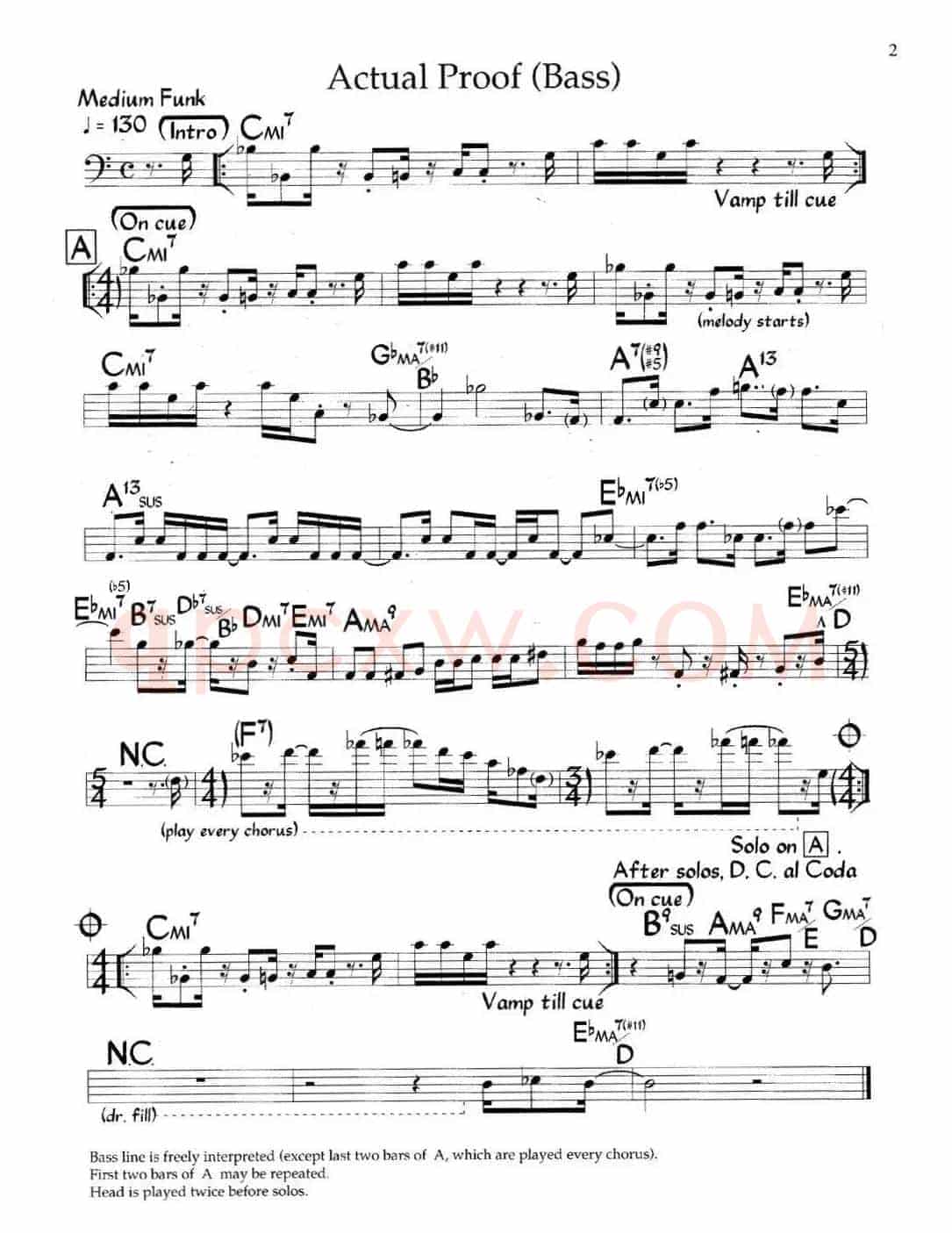Actual Proof（爵士钢琴曲）
