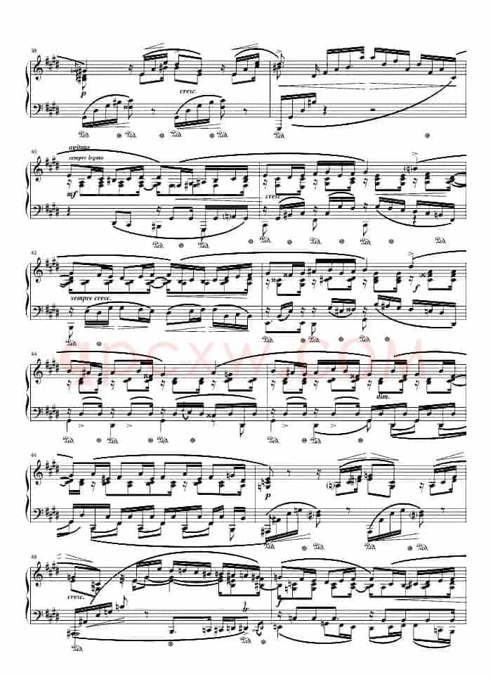 降E大调夜曲（op.62-2）