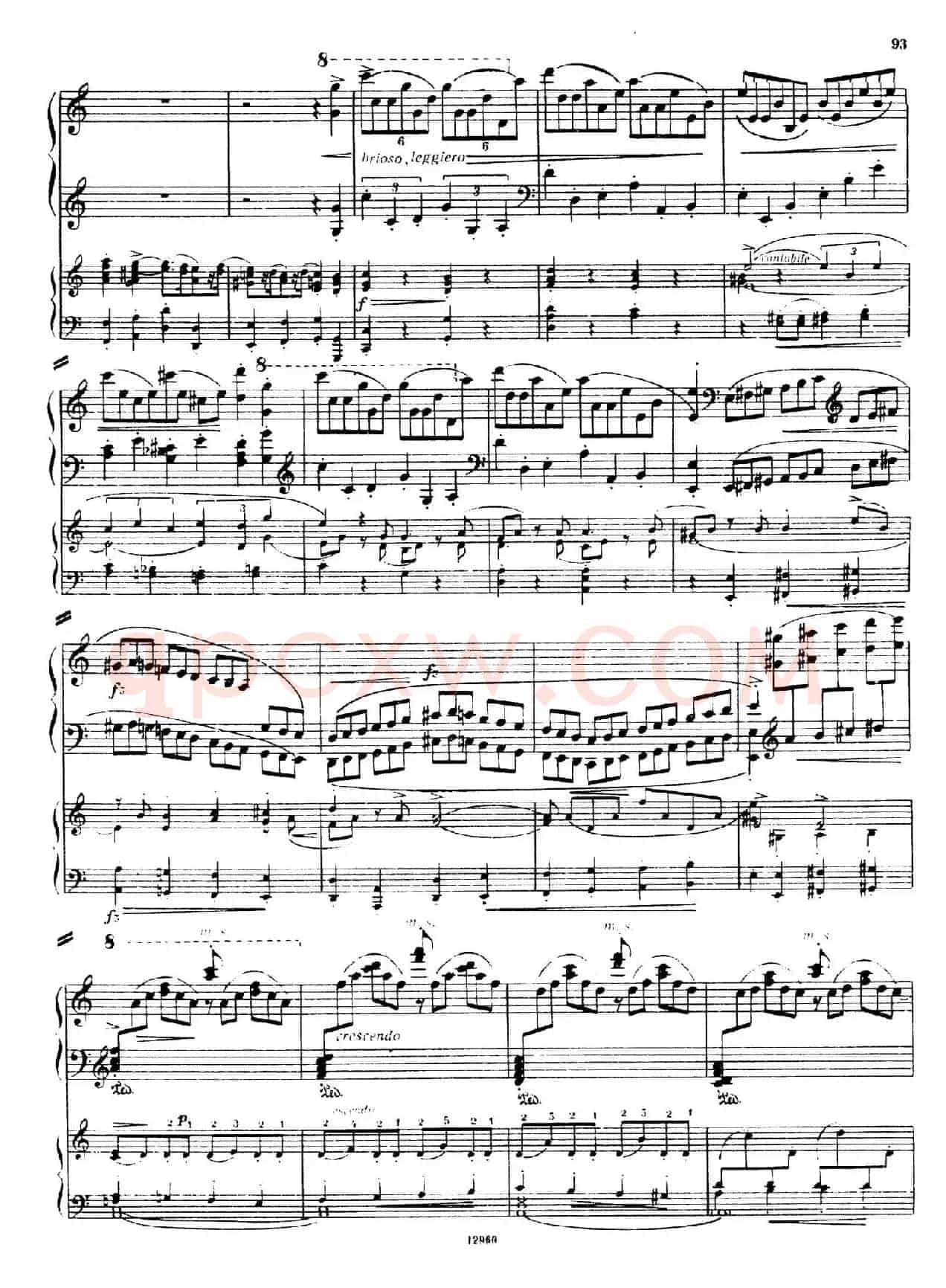 Piano Concerto No.2 in c Minor Op.50(c小调第二钢琴协奏曲·Ⅲ·双钢琴)