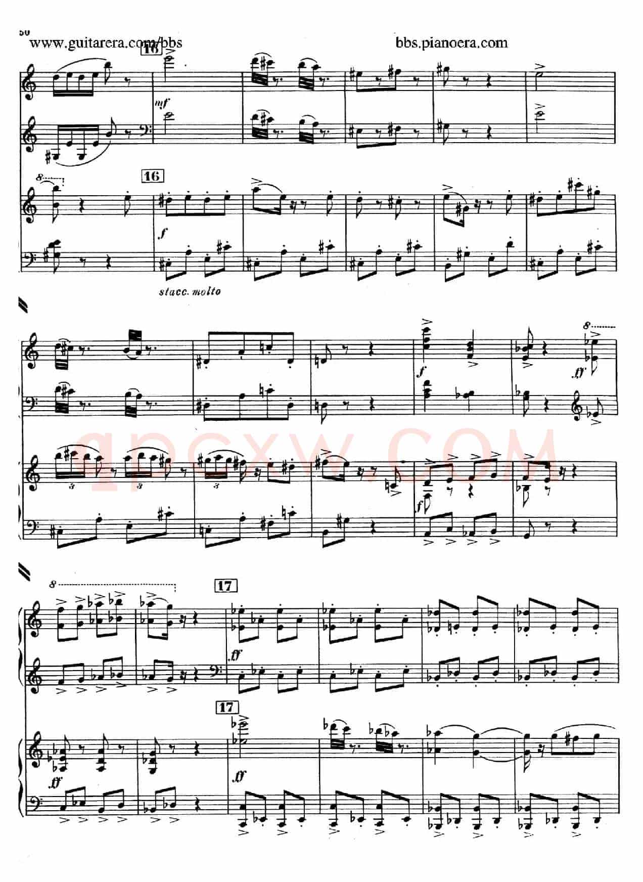 Piano Concerto in c-sharp Minor(升c小调钢琴协奏曲·第三乐章)