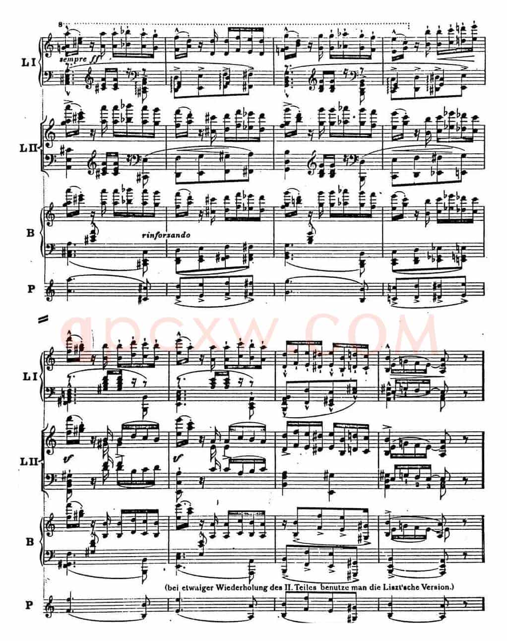 6首帕格尼尼大练习曲(Thema mit Variationen Etude Nr.6)