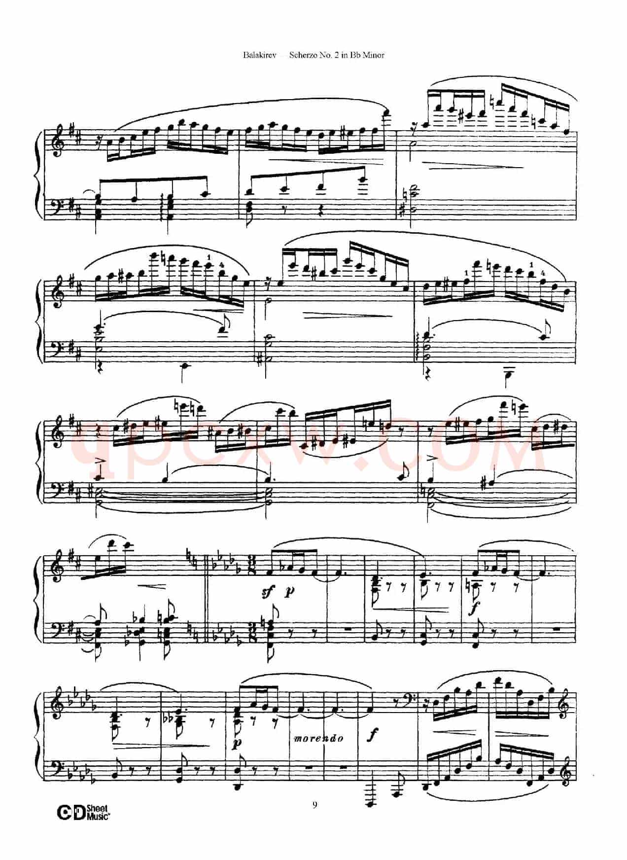 Scherzo No.2 in B-flat Minor（降b小调第二谐谑曲）