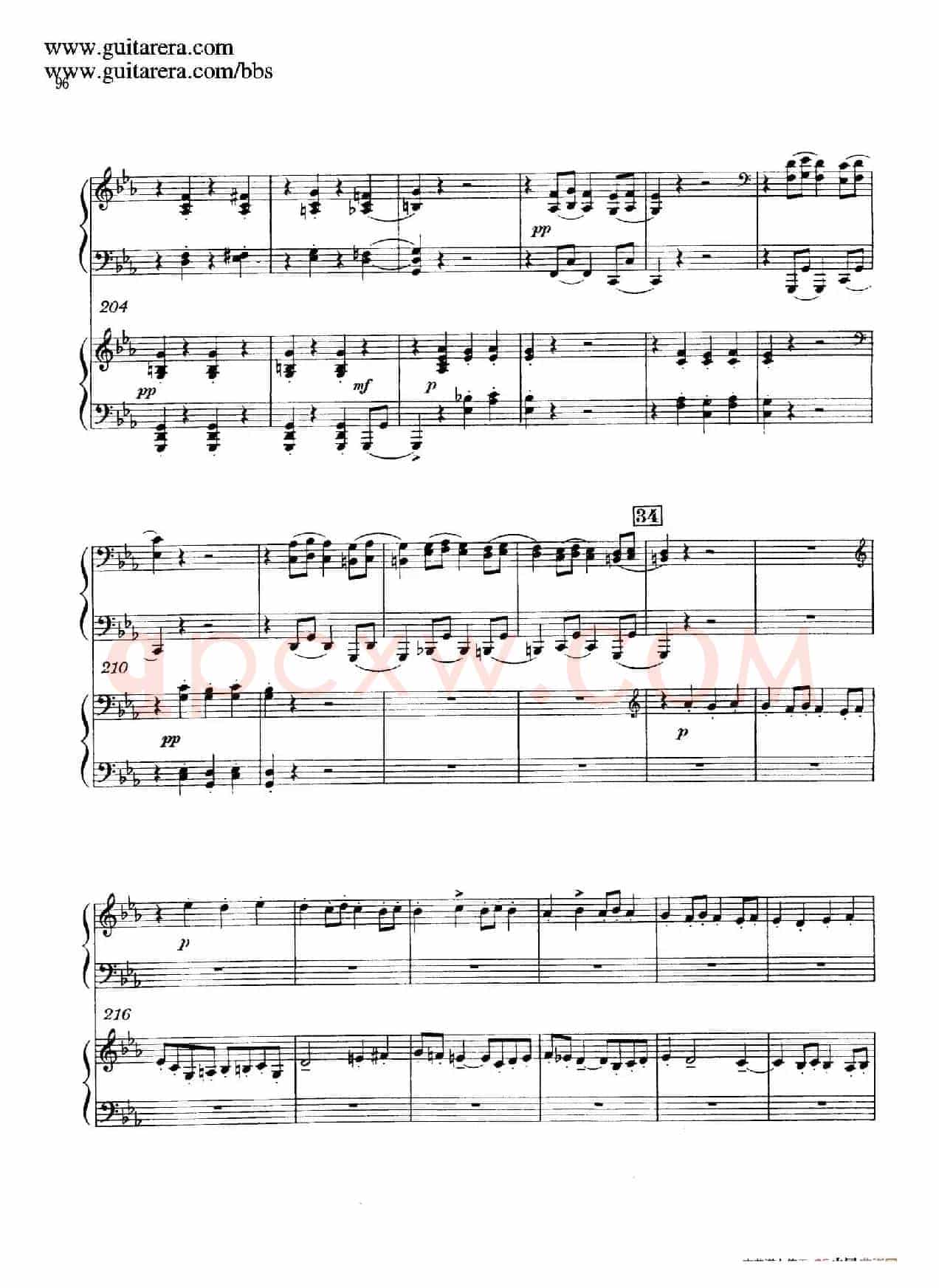 c小调第二钢琴协奏曲 Op.18(双钢琴·第三乐章)