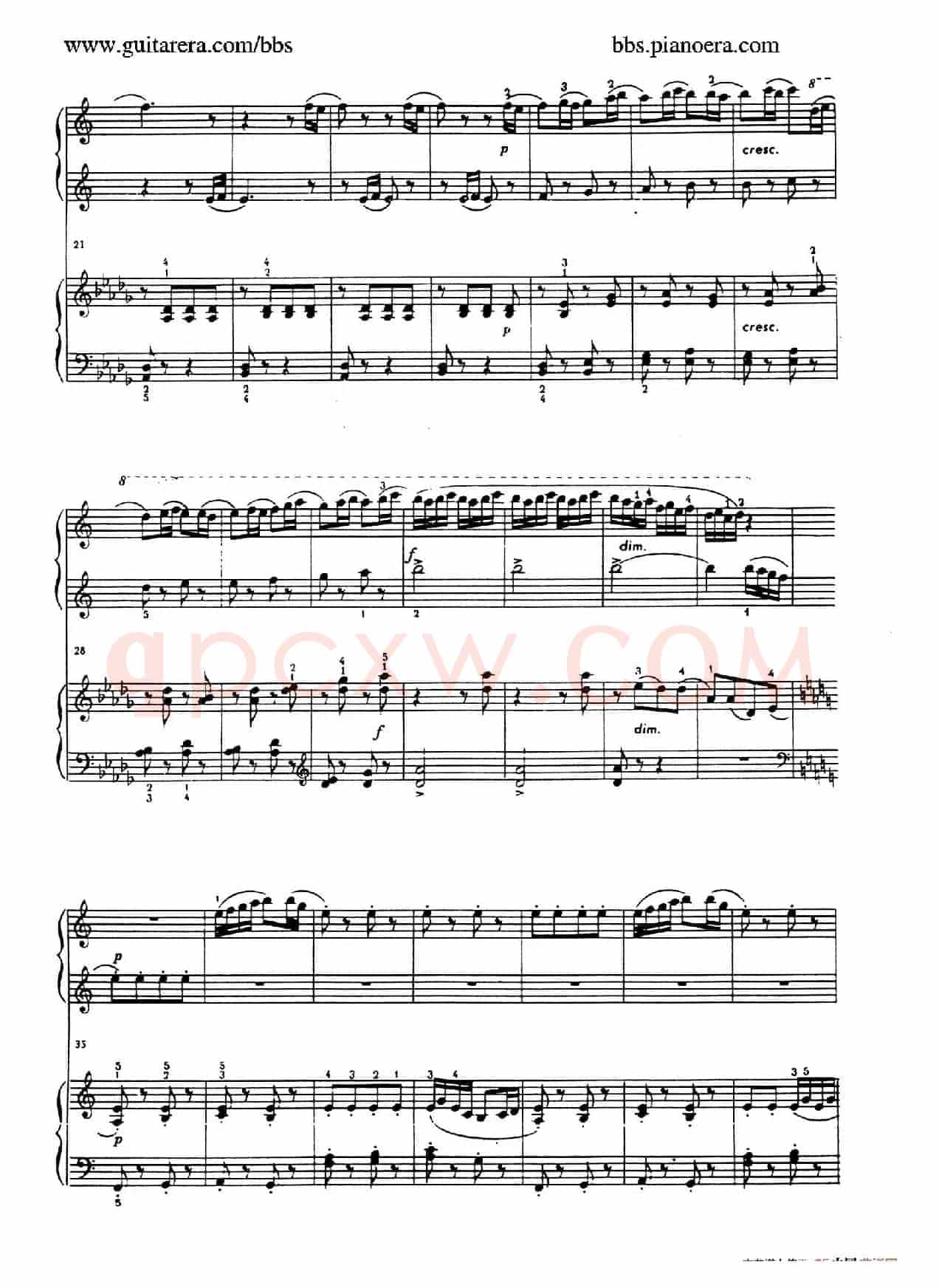 Zaslyszana Melodyjka(偶闻的小调·四手联弹)