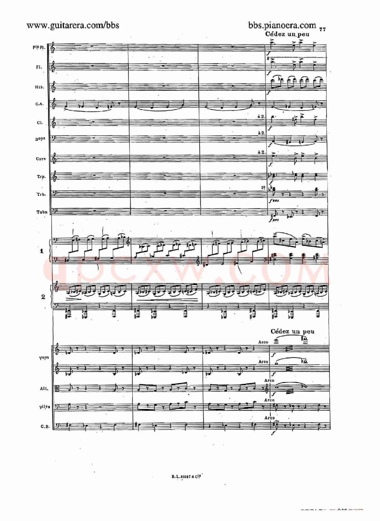Concerto for 2 Pianos in d Minor(d小调双钢琴协奏曲·总谱)