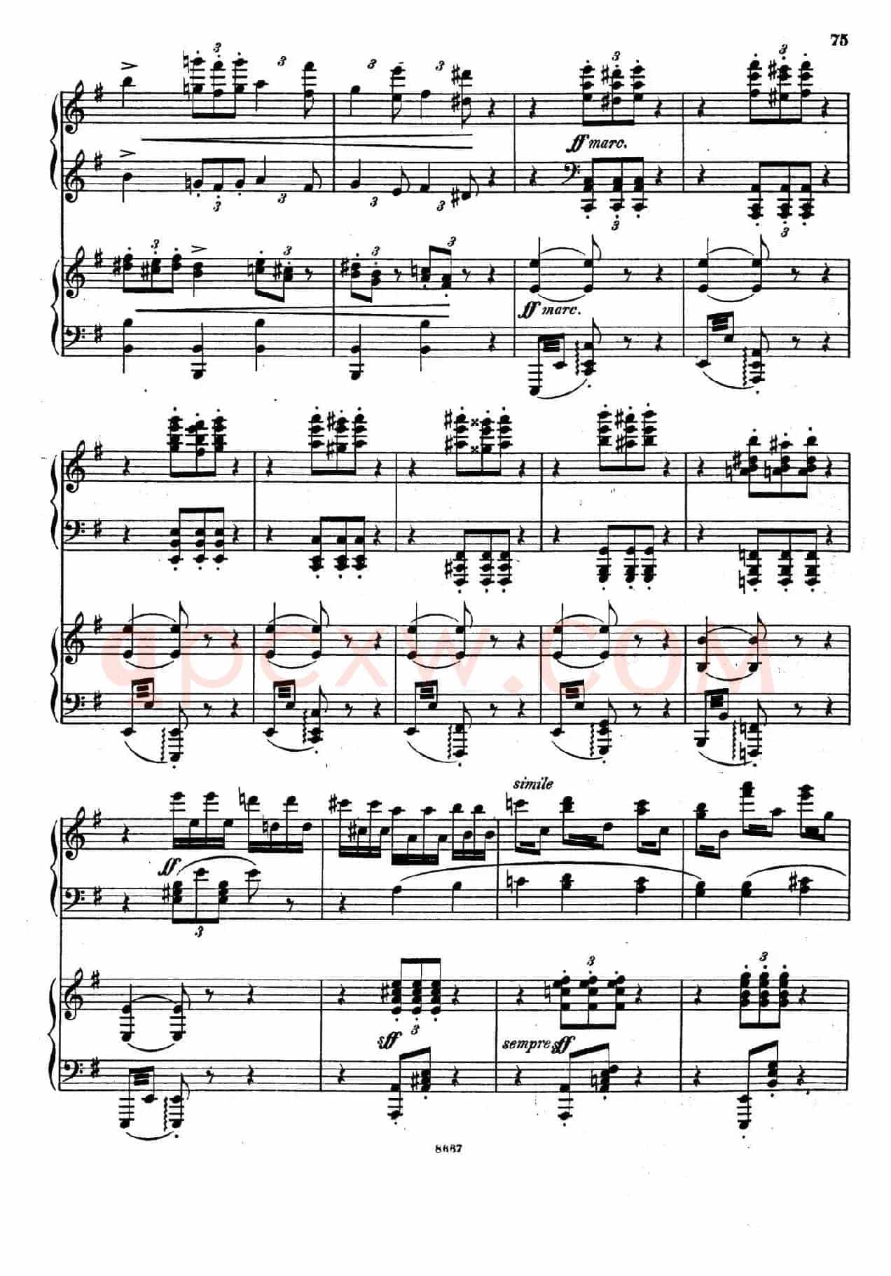 Symphony No.4 in e Minor Op.98(e小调第四交响曲·双钢琴)