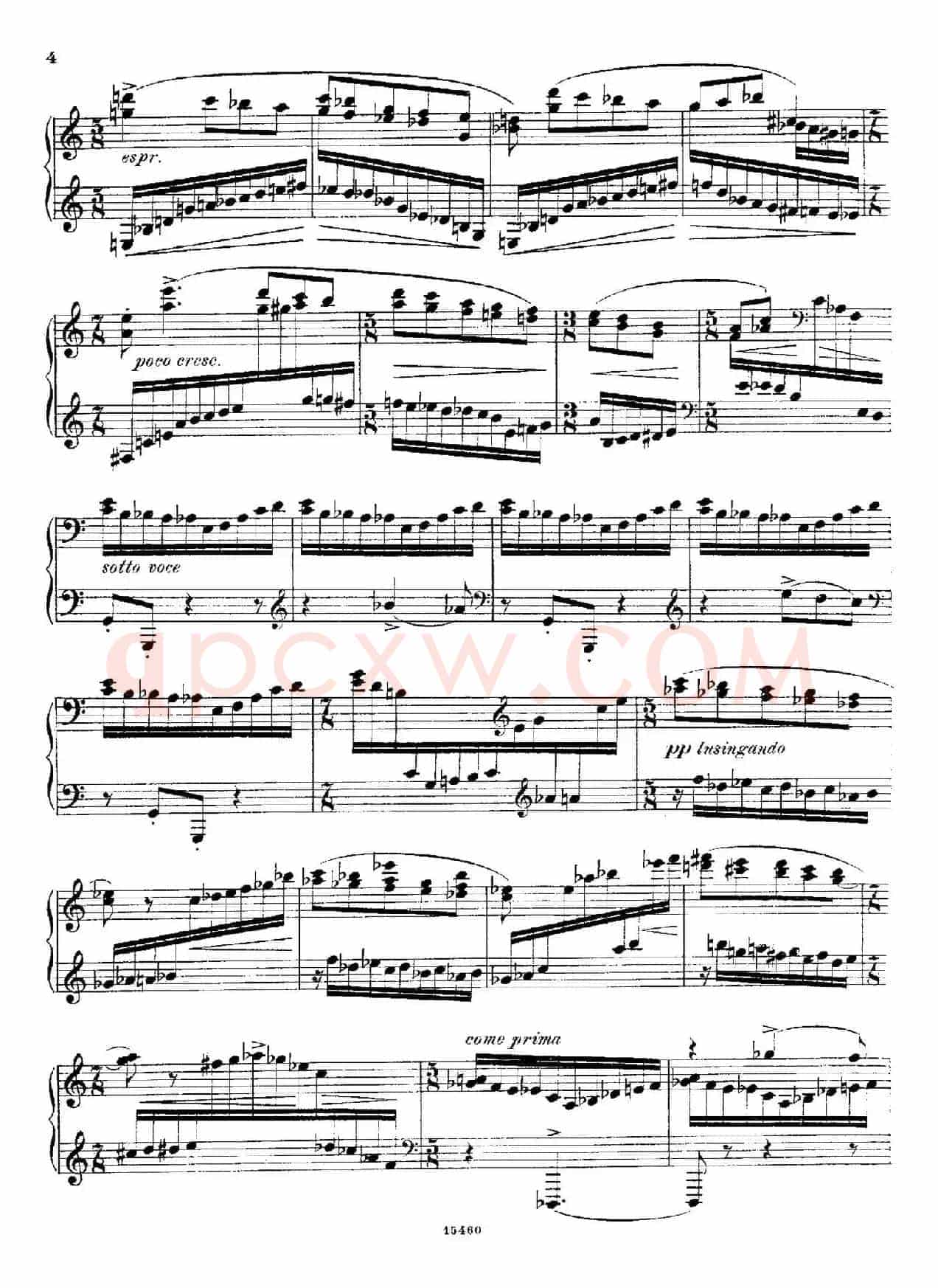 4 Sketches Op.35（4首素描·3）