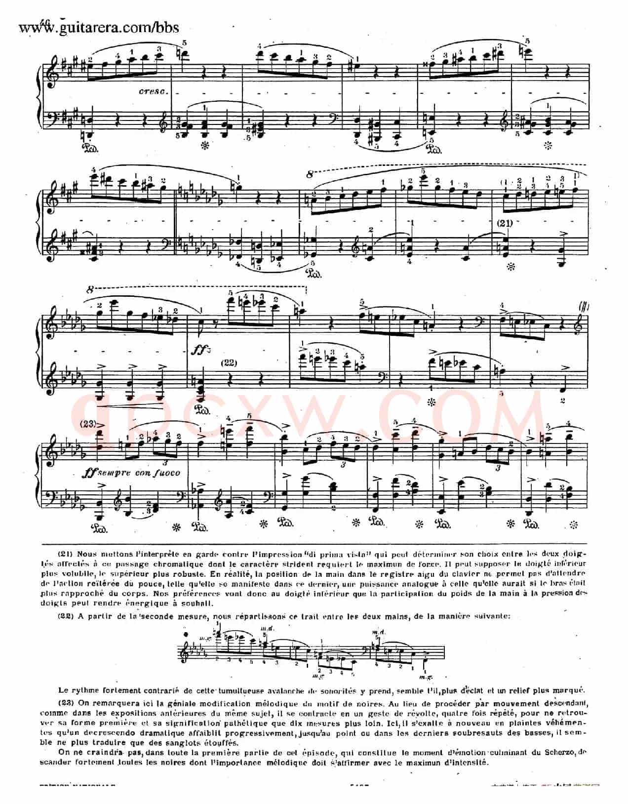 Scherzo no.2 in b-flat Minor Op.31 (降b小调第二谐谑曲)