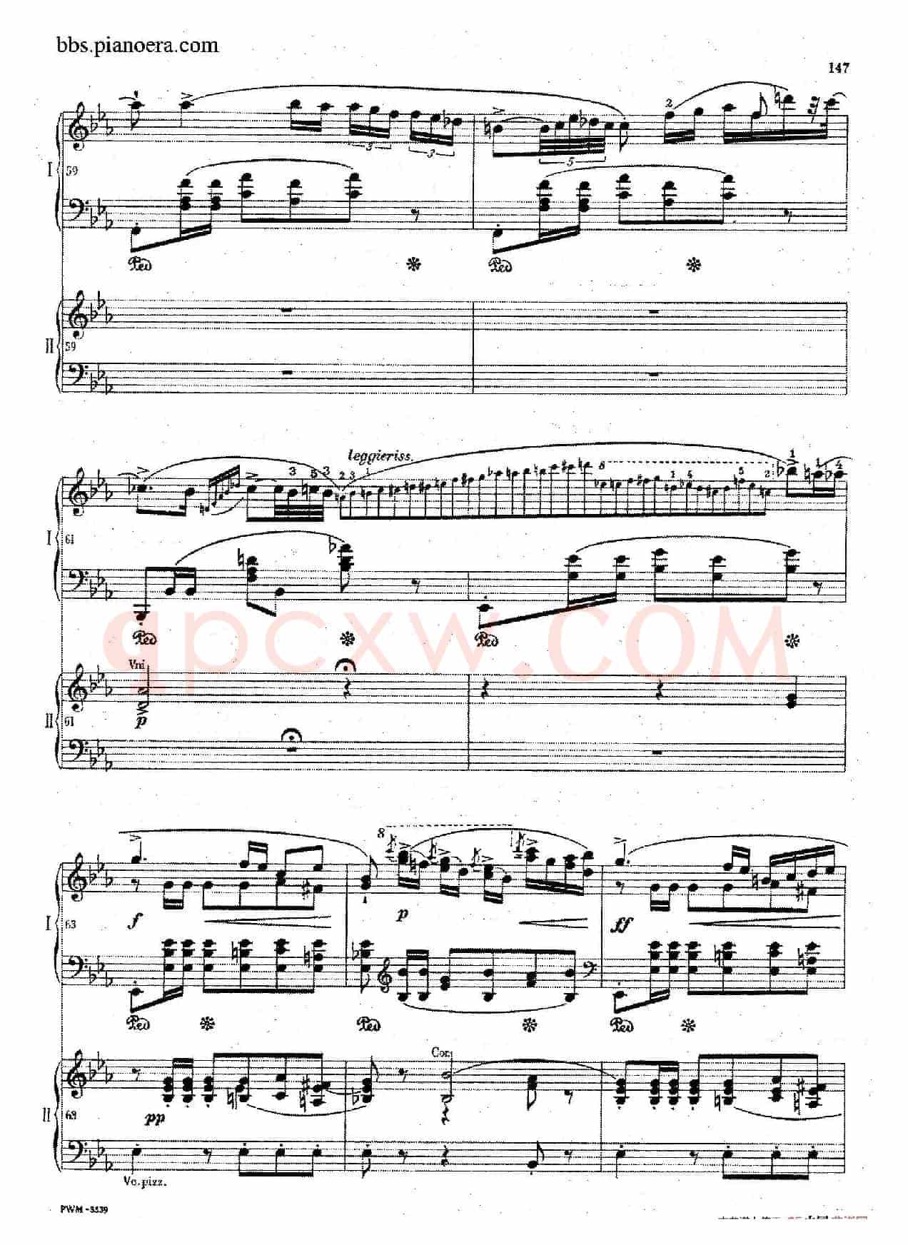 Grande Polonaise Brilliante Preceded by an Andante Spianato Op.22(平静的行板与华丽的波兰舞曲·双钢琴版)
