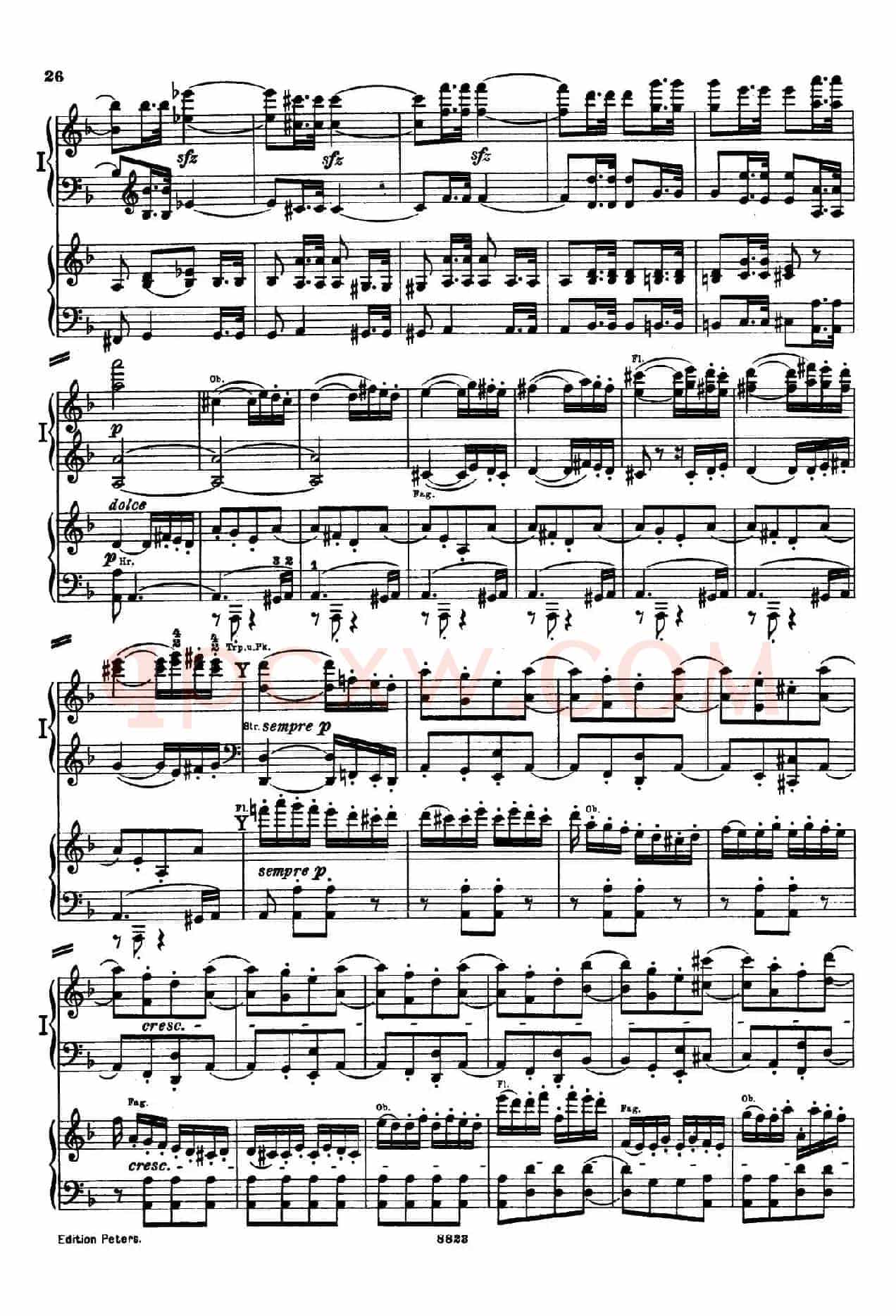 d小调第九交响曲 Op.125(双钢琴P23——32)