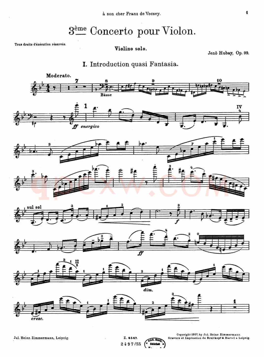 第3号小提琴协奏曲 Op.99（violin concerto no.3）