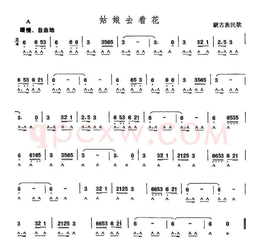 姑娘去看花