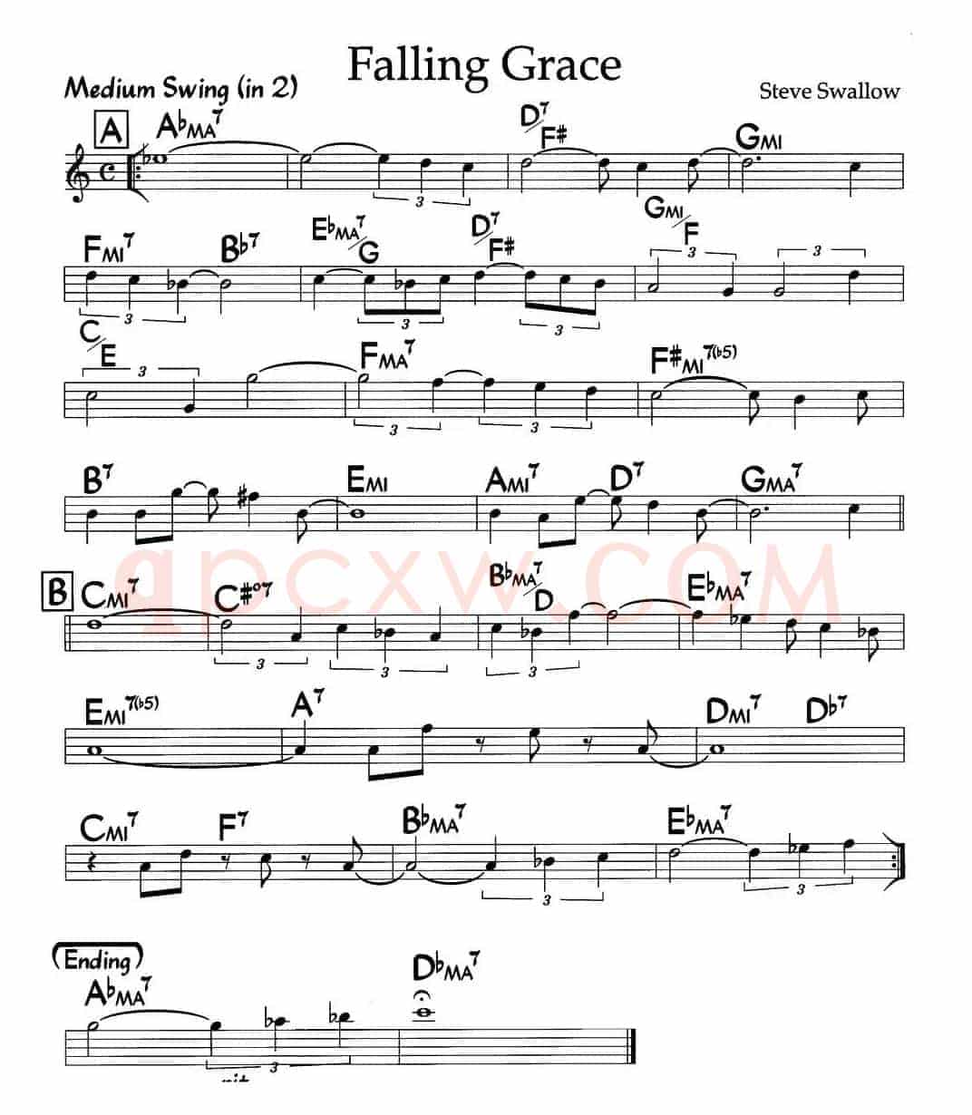 Falling Grace（爵士钢琴曲）