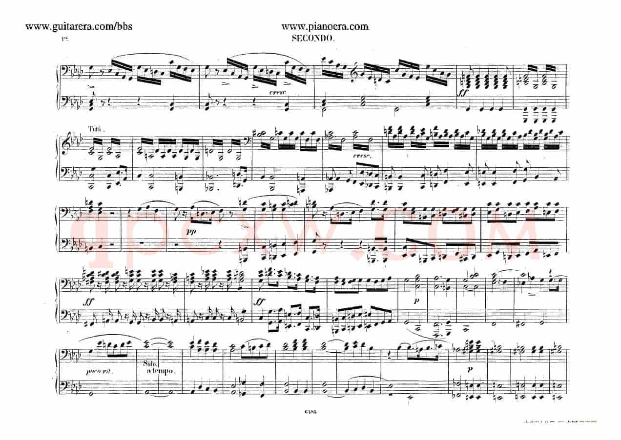 Piano Concerto No.2 in f Minor Op.21(f小调第二钢琴协奏曲·四手联弹版)