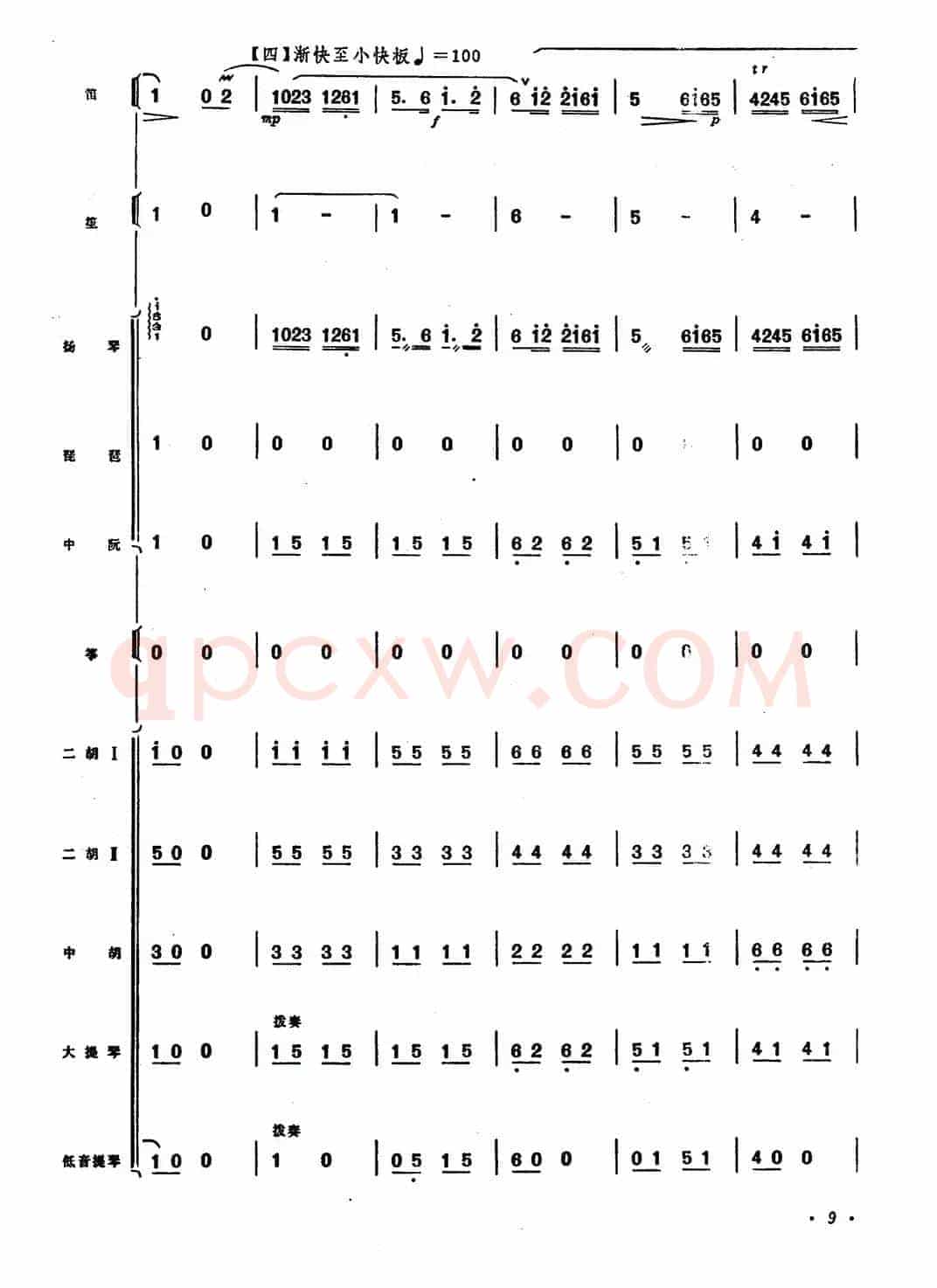 金陵游（笛子+乐队合奏）