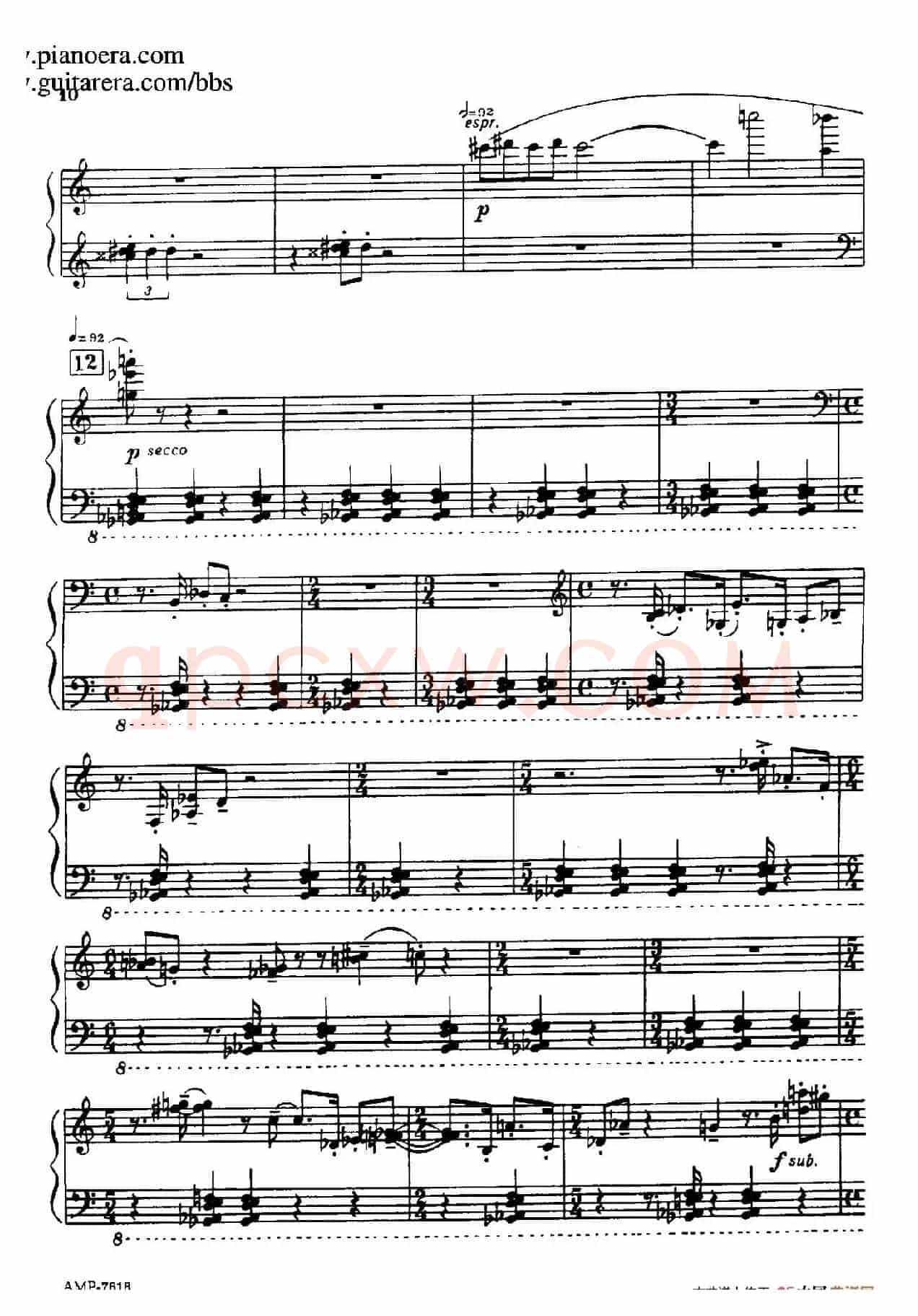 Piano Sonata(钢琴奏鸣曲· 第一乐章)