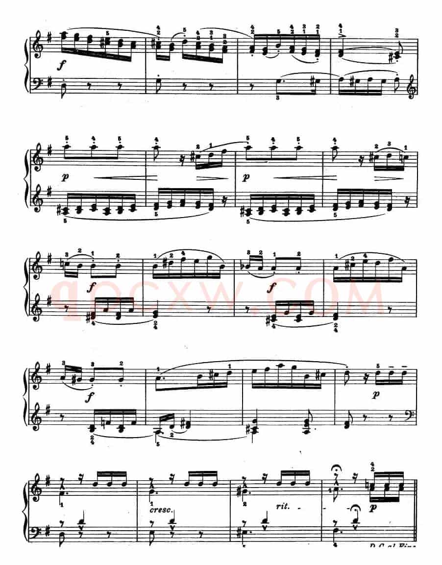 儿童钢琴进阶练习曲50首之42