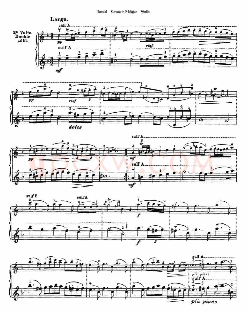 Violin Sonata No.3 in F major