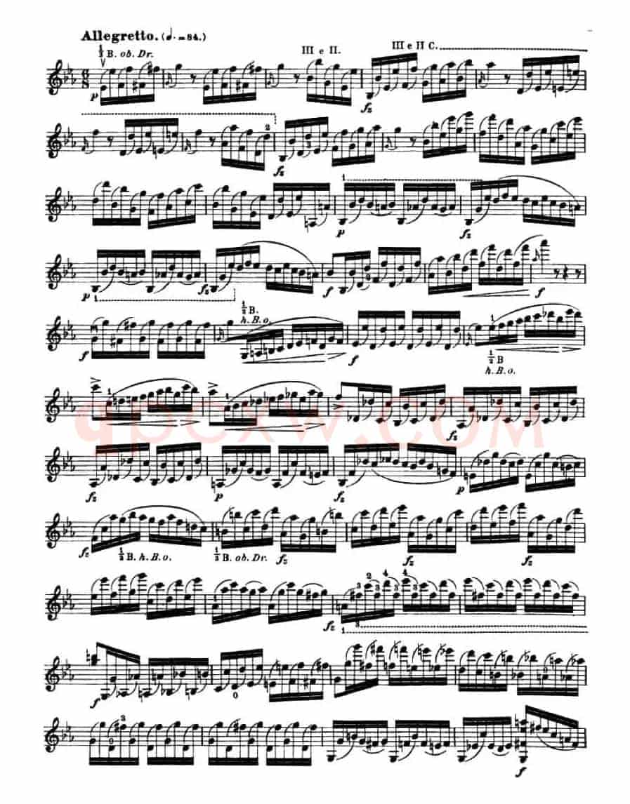 24首小提琴练习曲之19