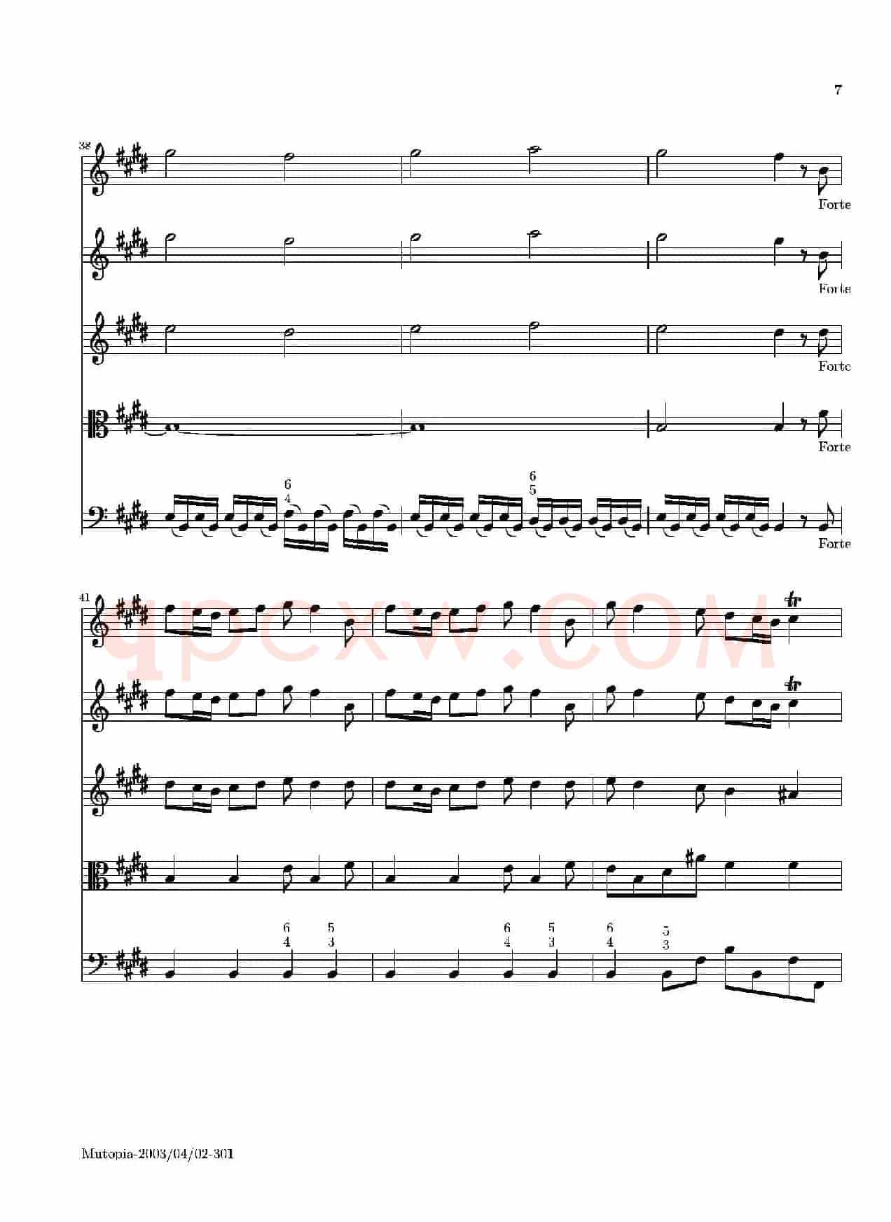 La Primavera·Spring（四季·春）（弦乐协奏曲总谱）