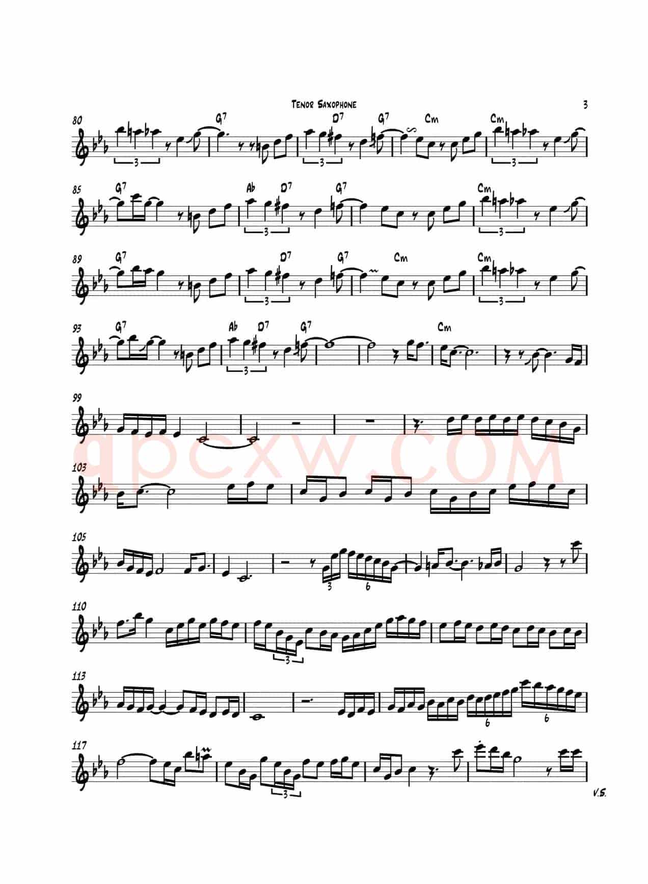 Tango（次中音萨克斯）