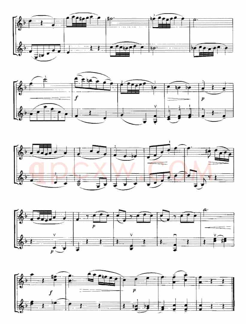 霍曼《小提琴基础教程》选曲：悲怆的故事（二重奏）