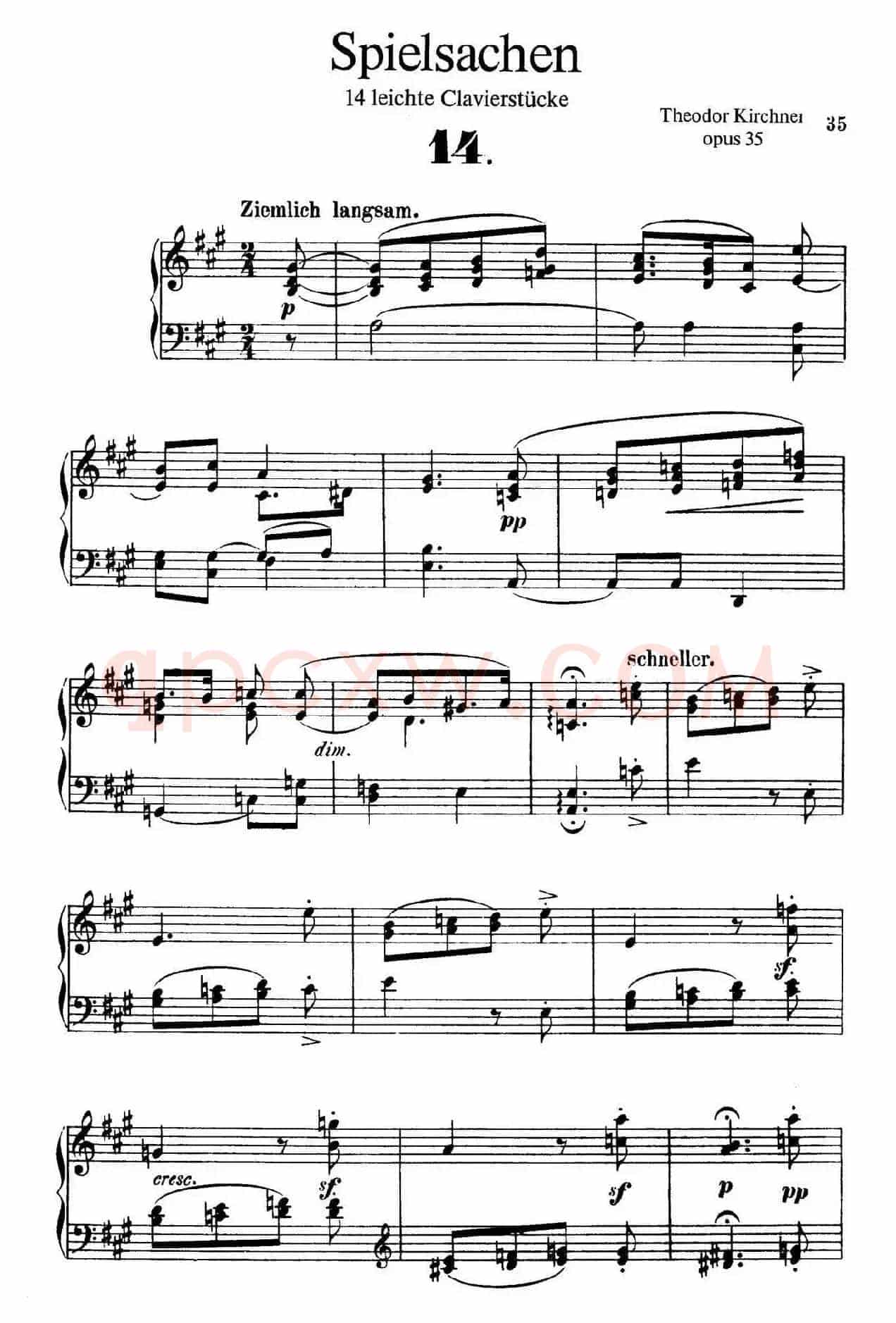 Spielsachen Op.35（玩具·14）