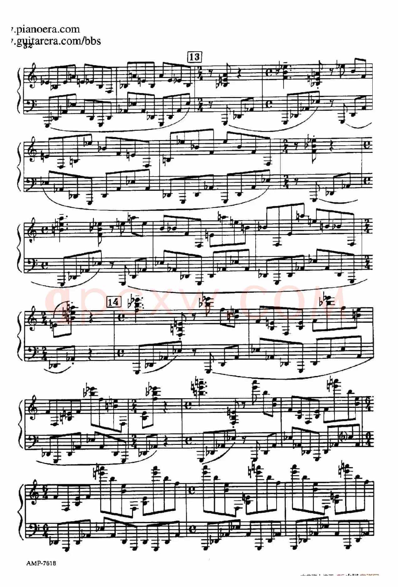 Piano Sonata（钢琴奏鸣曲· 第三乐章）