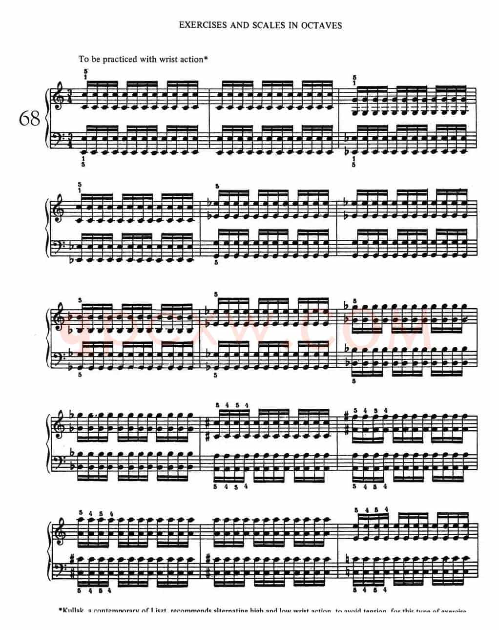 Technical Exercises S.146(李斯特钢琴技巧练习 BOOK Ⅶ)