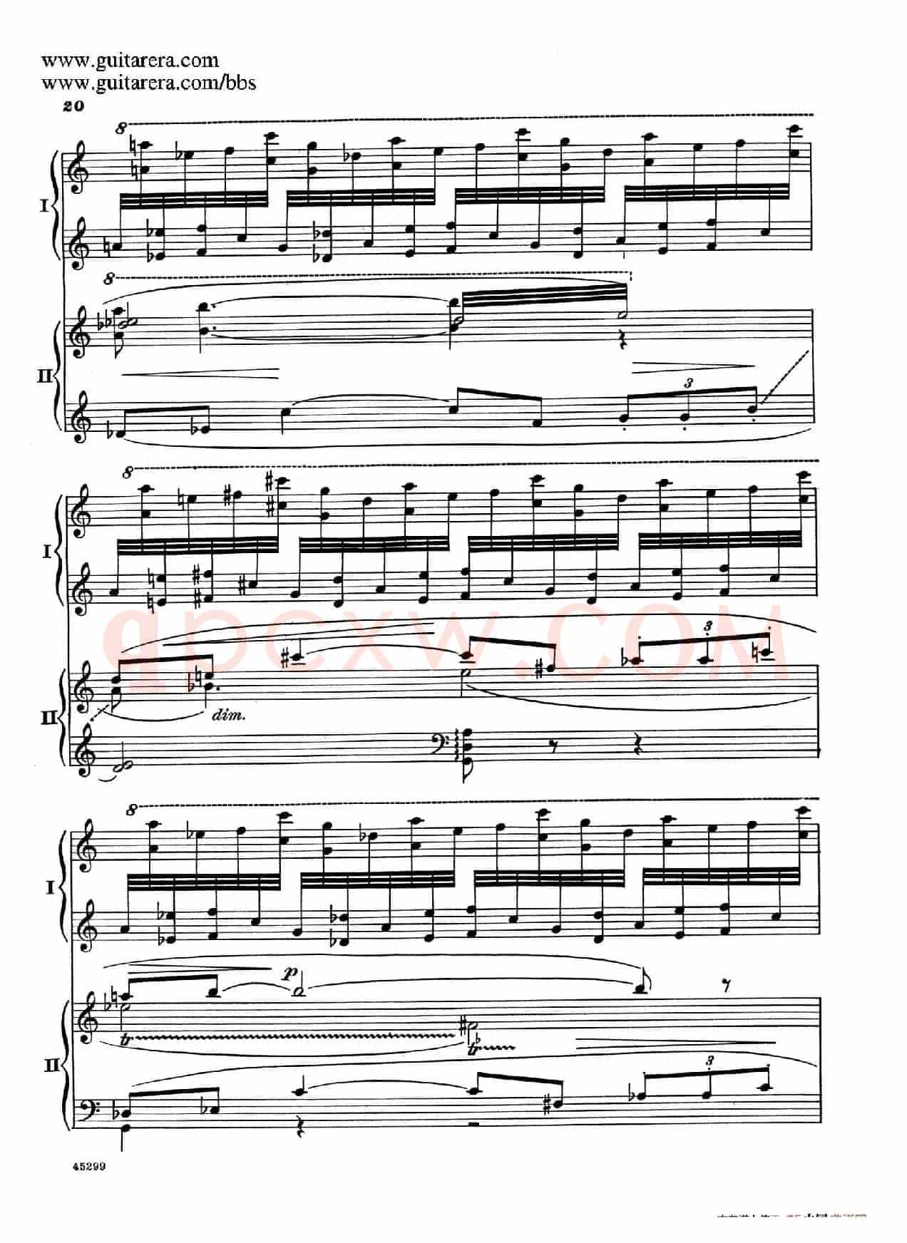 Piano Concerto Op.38(钢琴协奏曲·双钢琴·第一乐章)