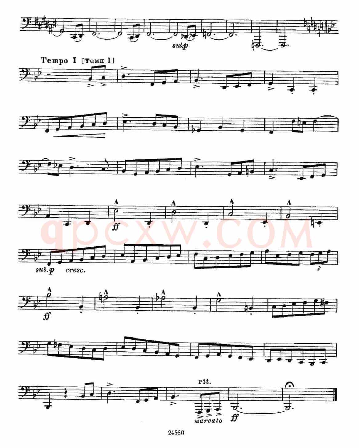 瓦西里耶夫24首大号练习曲集（1—6）