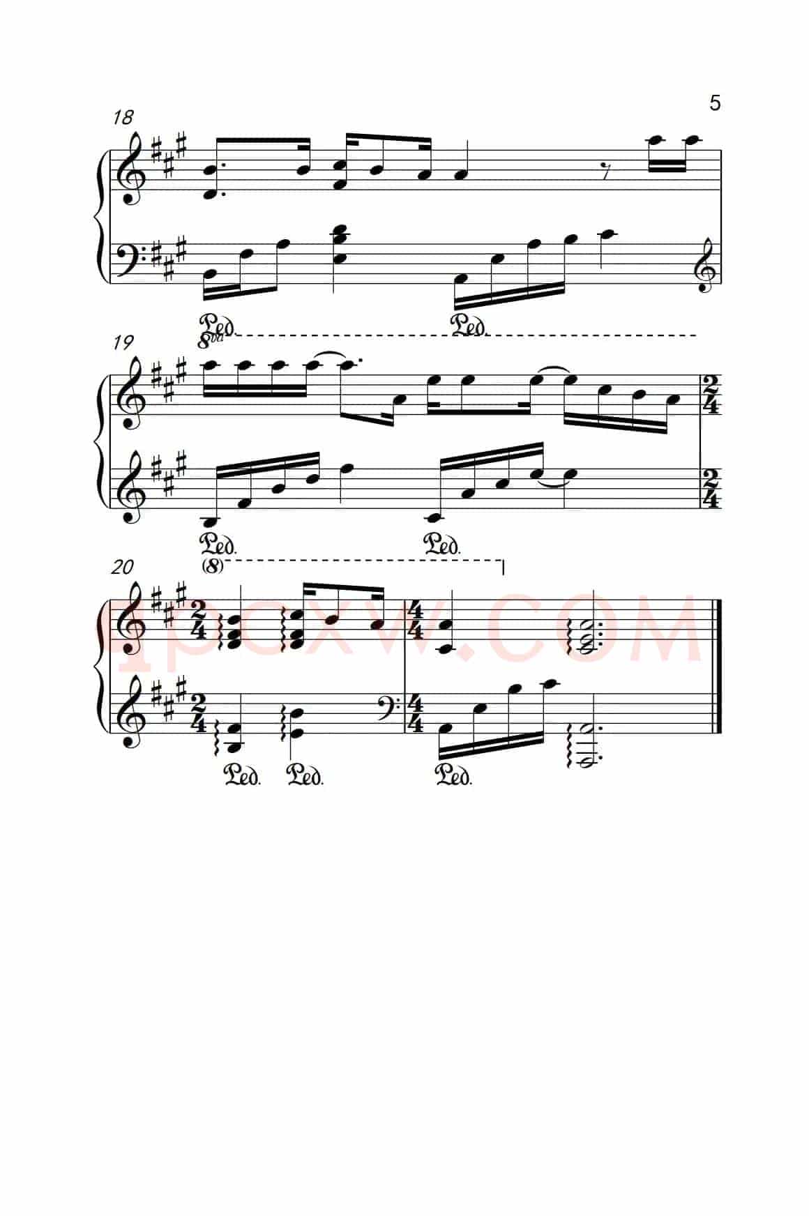 爱的代价（《弹吧音教》制谱版）