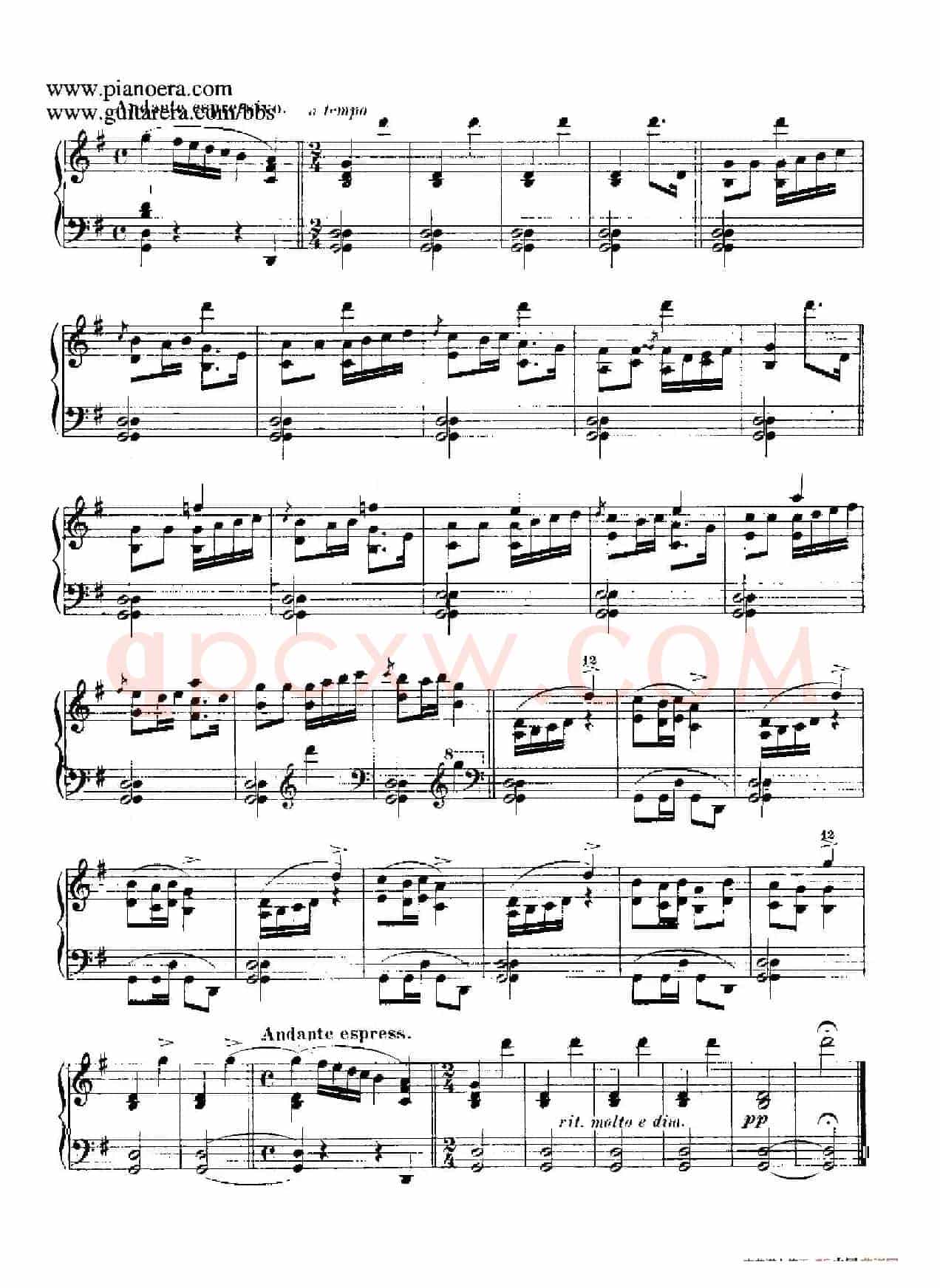 12 Spanish Danses Op.37(12首西班牙舞曲·4)