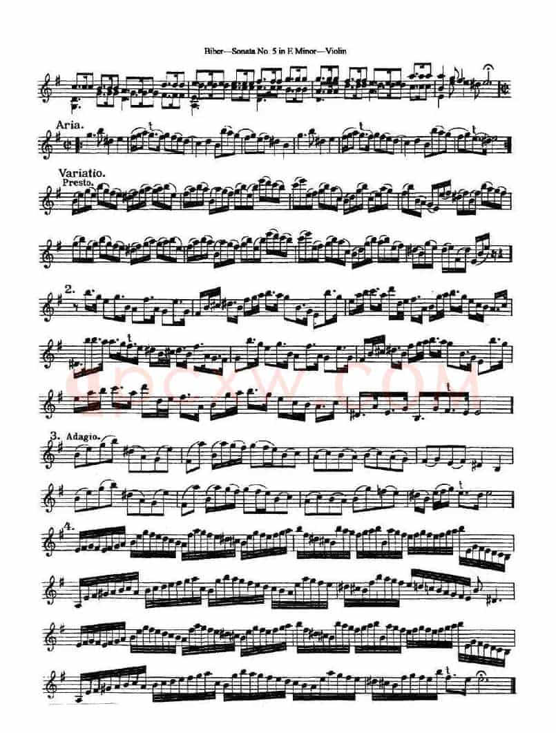 Sonata No.5 in E Minor