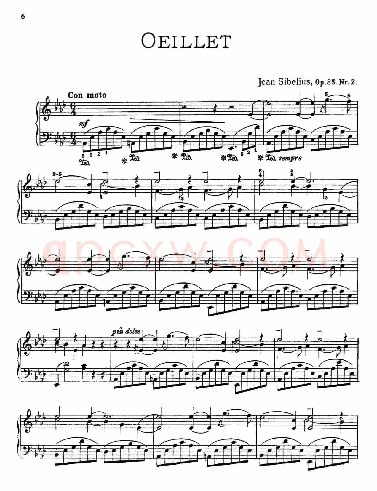 The Flowers （花之组曲）（Op.85.Nr.2-石竹）