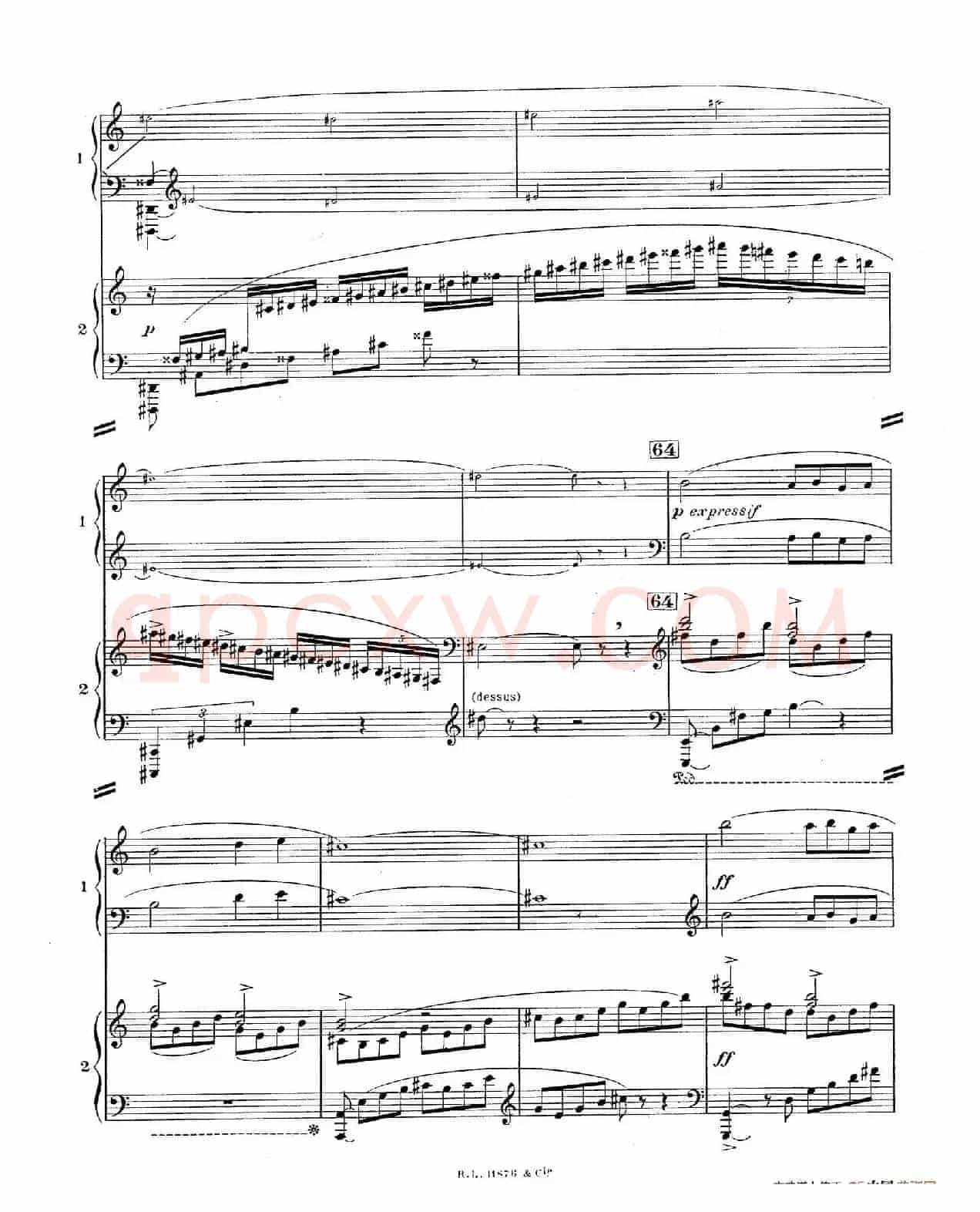 Concerto for 2 Pianos in d Minor(d小调双钢琴协奏曲· 第三乐章)