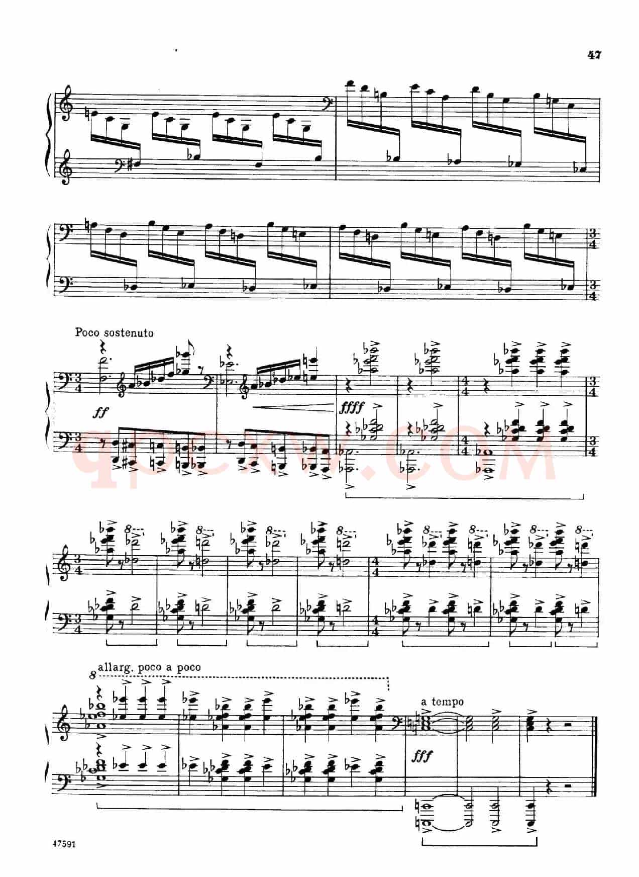 Piano Sonata in E-flat Major Op.95(降E大调钢琴奏鸣曲·Ⅲ)