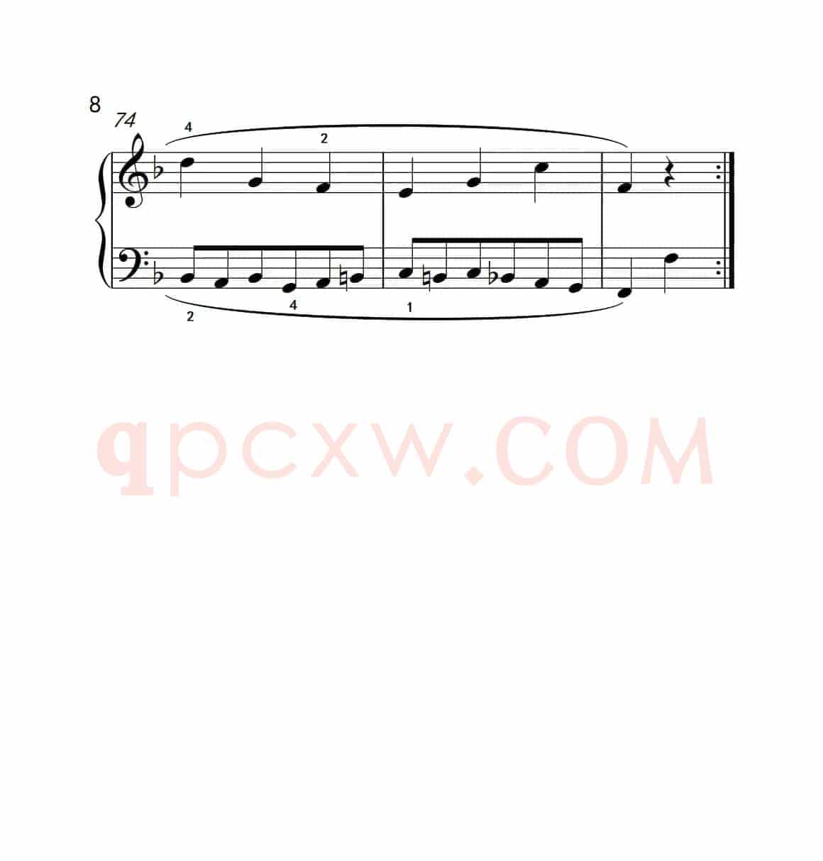 奏鸣曲 Opus 2 Nr.1 第三乐章（贝多芬奏鸣曲集 1）