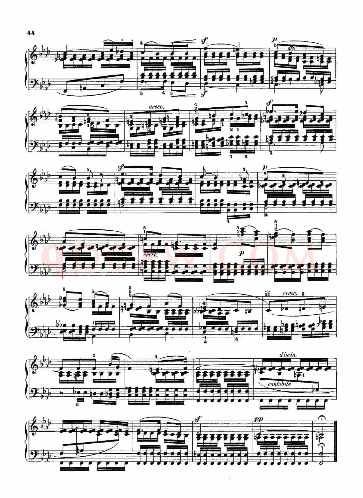 6 Preludes and Fugues Op.35(6首前奏曲与赋格·5)