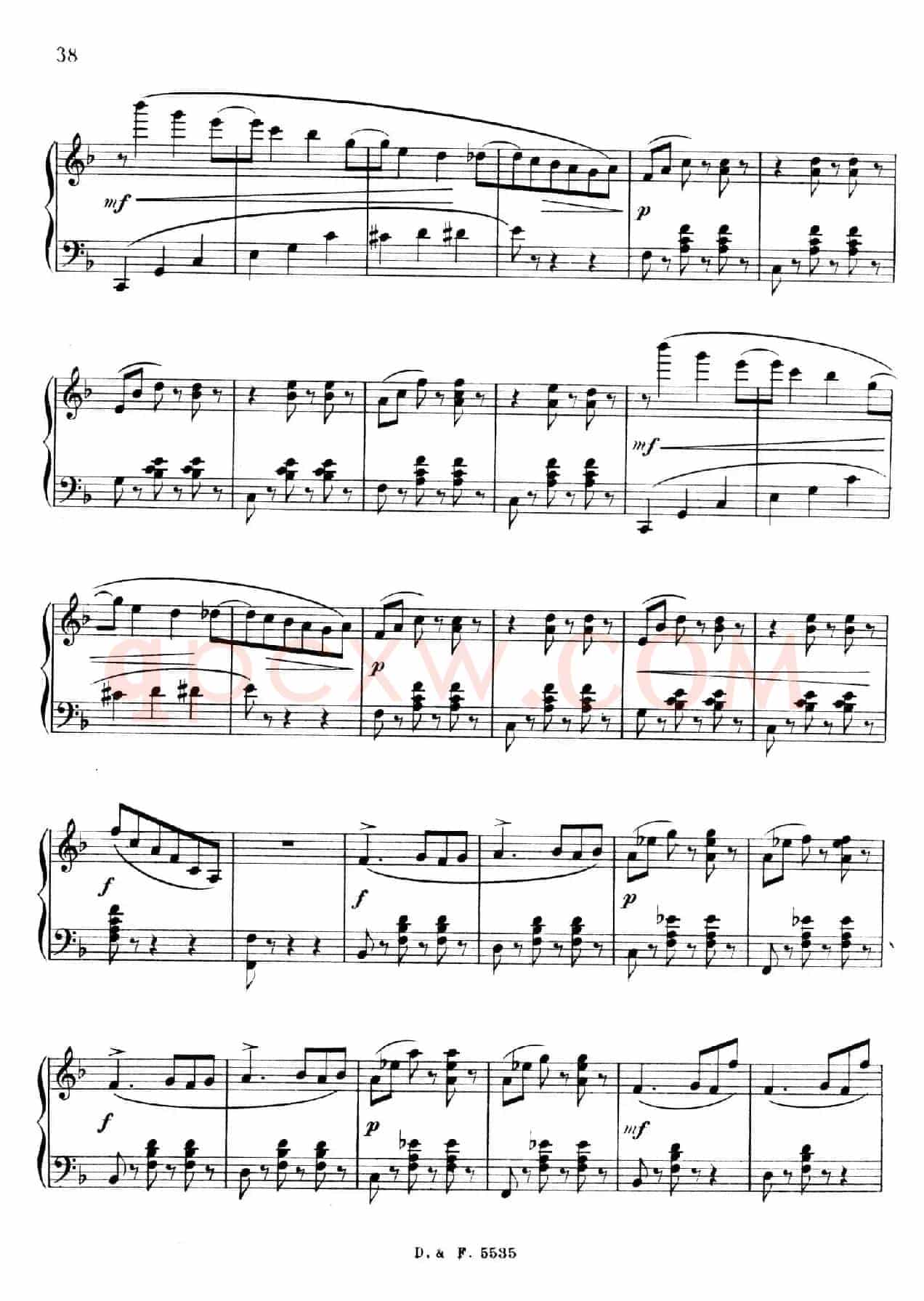 F大调第四圆舞曲 Valse No.4 （Op.90）