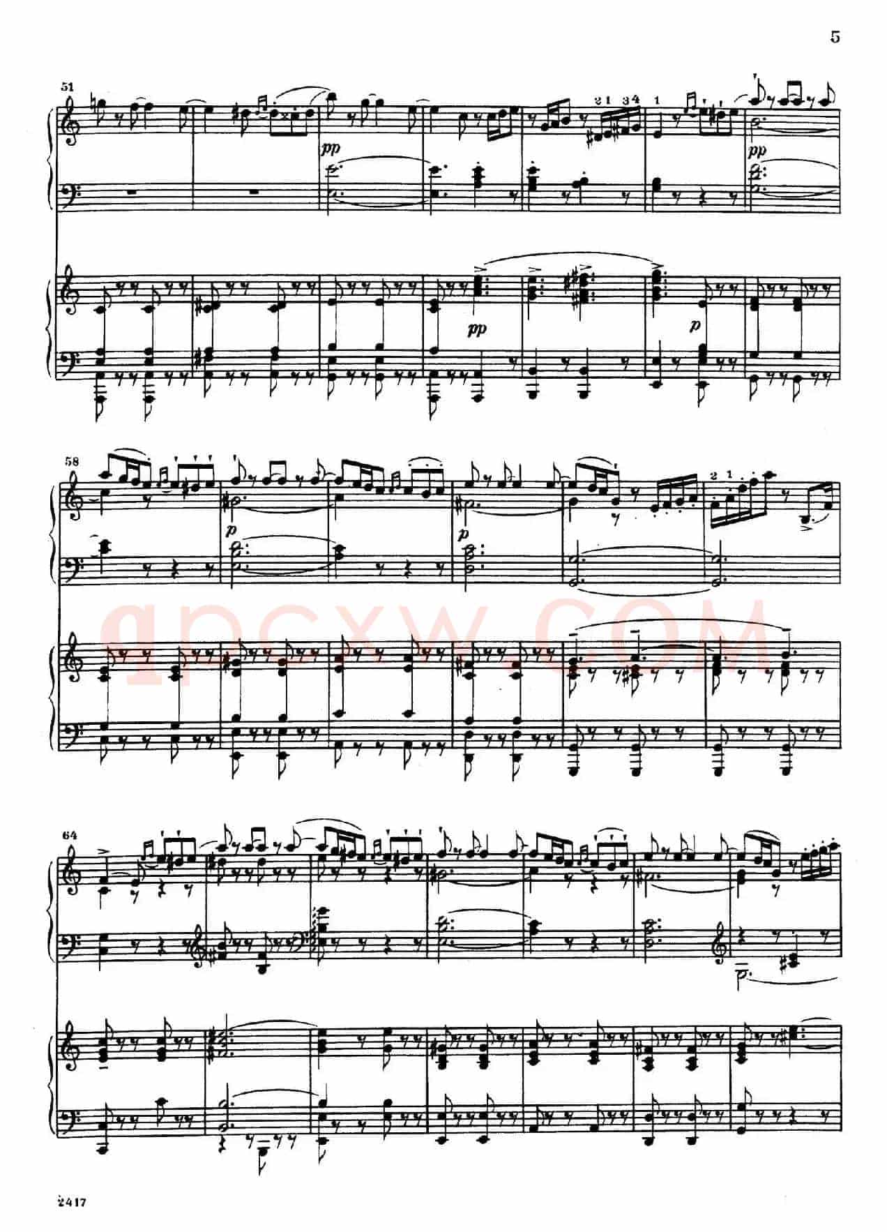 Introduction et Rondo Capriccioso Op.28(引子与随想回旋曲·双钢琴)