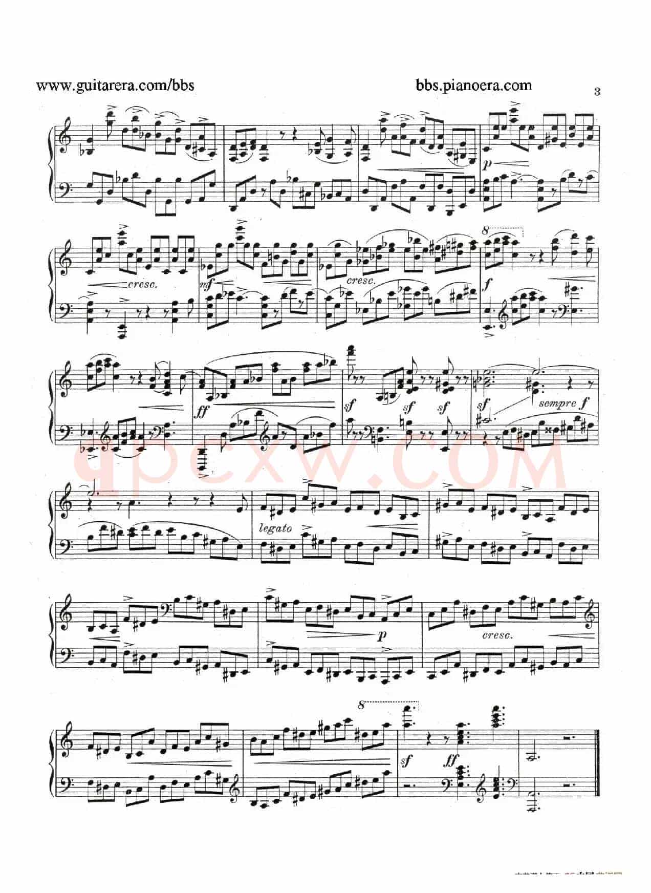 Eight Preludes Op.30(8首前奏曲 2. a小调)